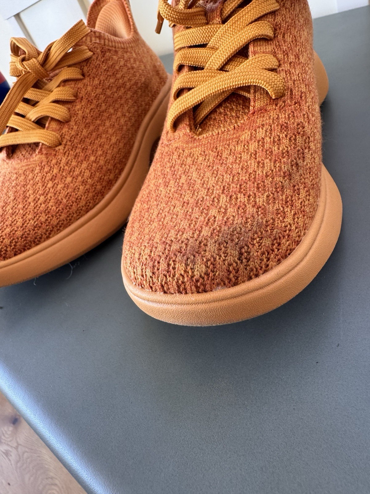 Vivaia Women’s Urban Wool ‘Apricot’ Orange Running Shoes Sneaker Size 35 Urban