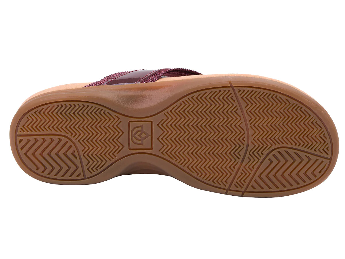 Spenco Women’s Sutton Sassafras Sandal Slide Flip Flop Wide (D W)