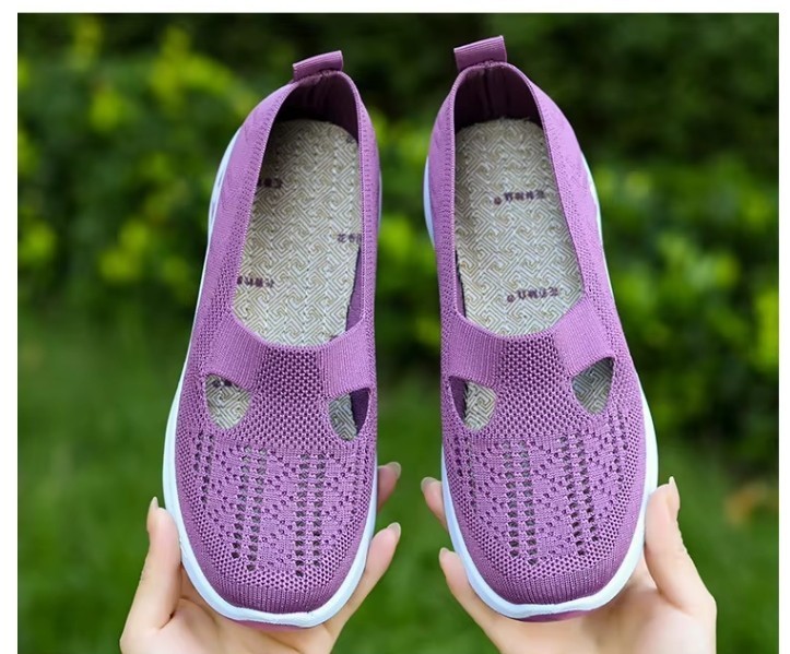 Soft Sole Knitted Women Breathable Comfort Casual Sports Shoes Lightweight 7 8 9