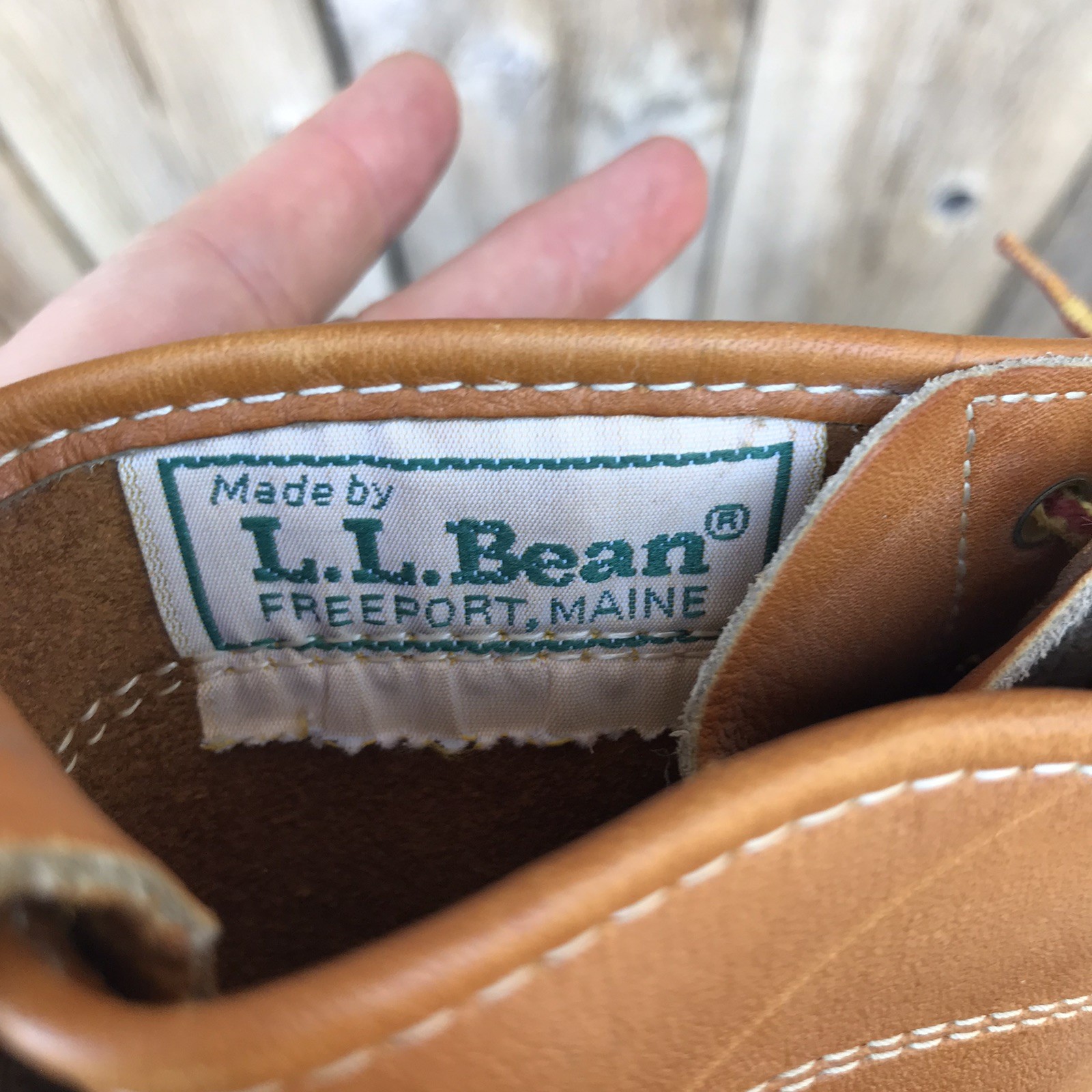 Vintage 80s L.L. Bean Maine Hunting Shoe Ladies Size 8 USA Made