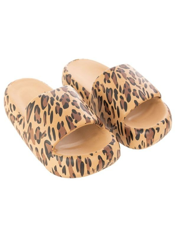 TWIN HEART slippers leopard print «Leopard look» beige size 36/37 38/39 40/41 New