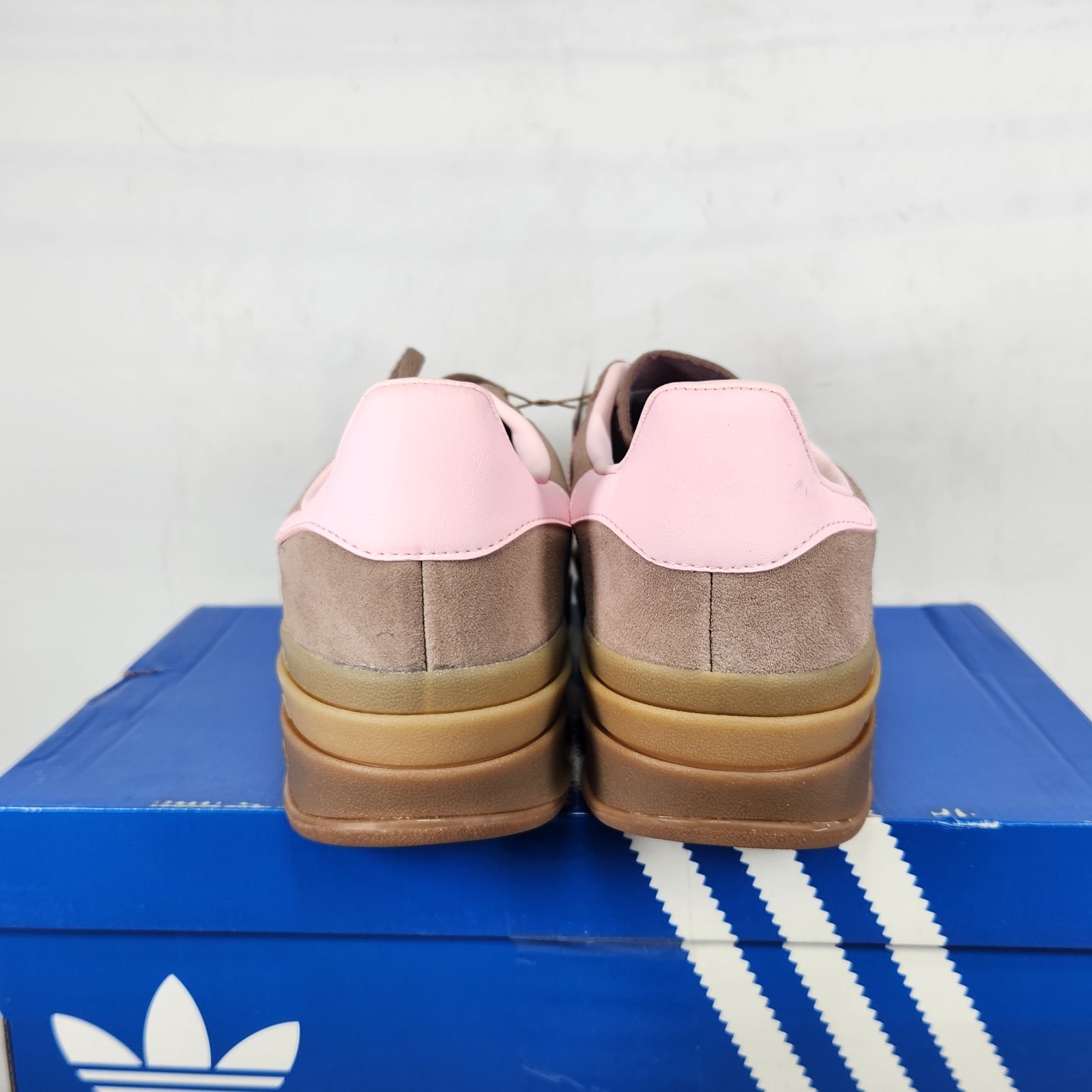 adidas Gazelle Bold Suede Trace Brown / Clear Pink / Earth Strata SIZE 9.5 WOMEN