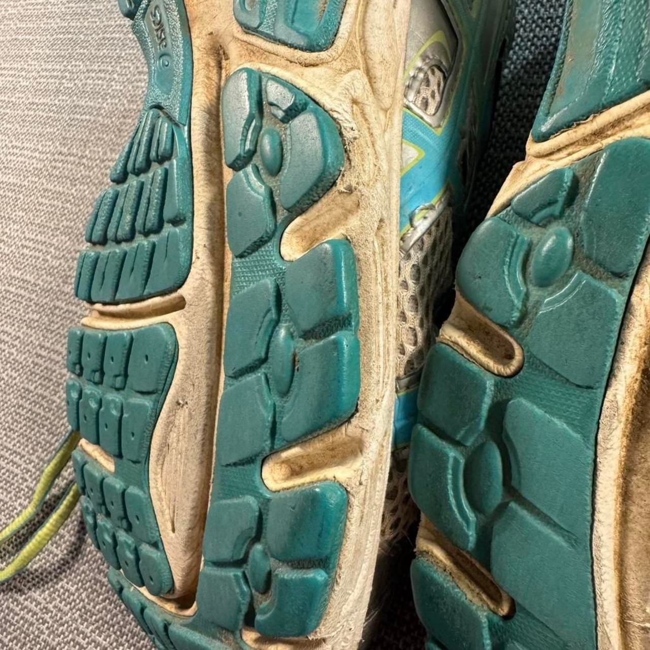 ASICS Gel-content 2 blue & green trainers