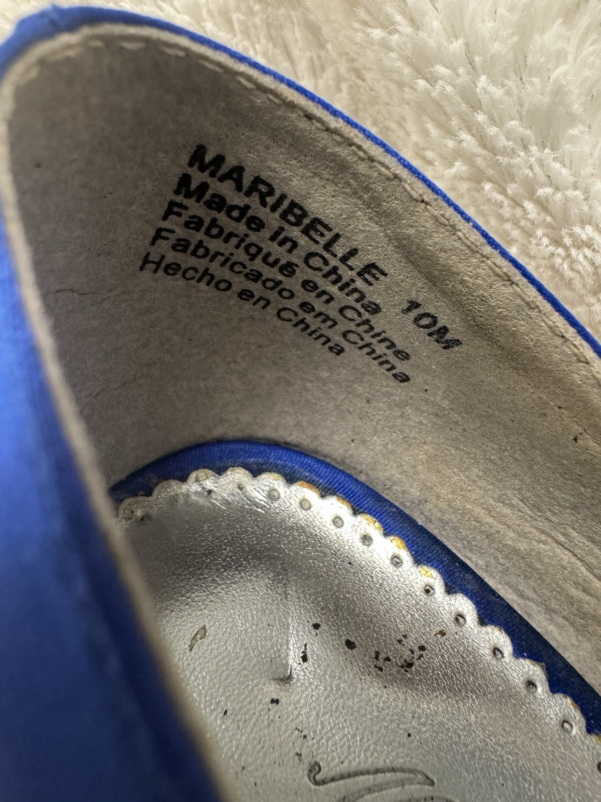 Royal Blue Pumps – Wedding Shoes Maribelle Women’s Size 10M