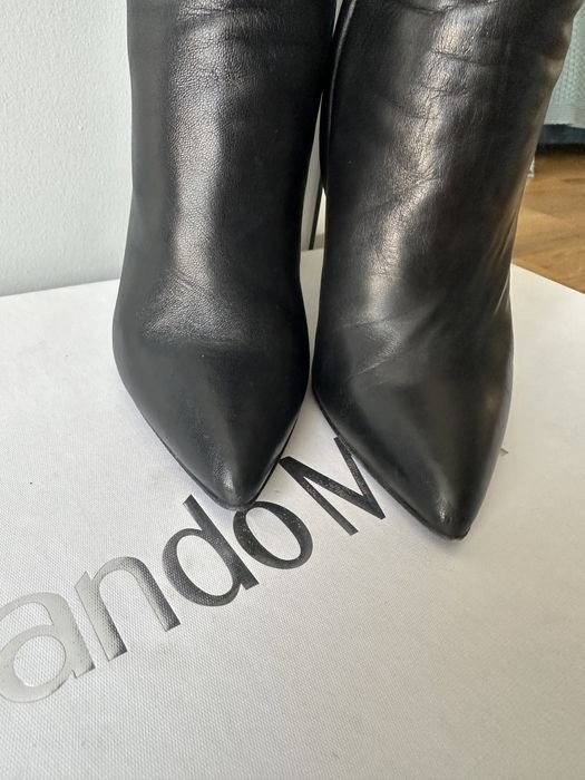 Women Nando Muzi Boots Black Leather 36