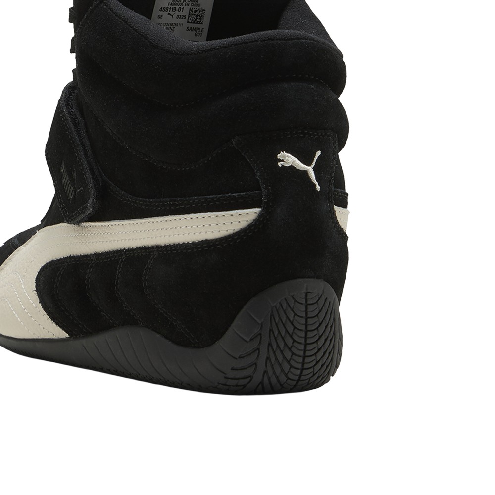 PUMA Speedcat Wedge Og Lace Up Womens Black Flats Casual 40811901