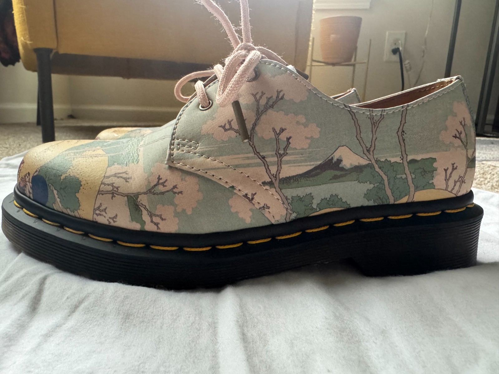 Dr. Marten x The Met colab Fuji platform, size 6 women, size 5 men