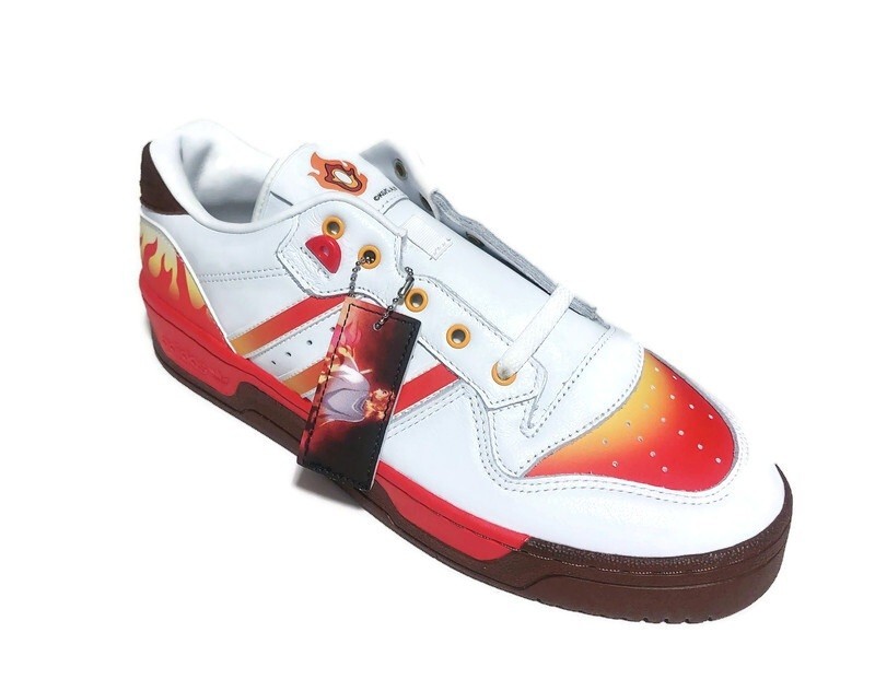 Adidas Rivalry Low Demon Slayer Rengoku Basketball Sneakers Mens 11 JI3310