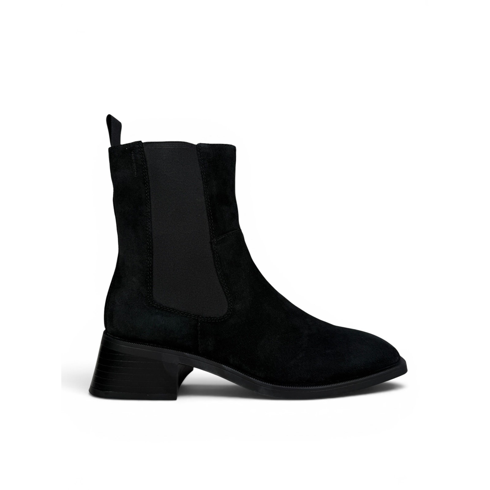 Vagabond Shoemakers Blanca Boots Womens 9 EU 39 Black Suede Square Toe