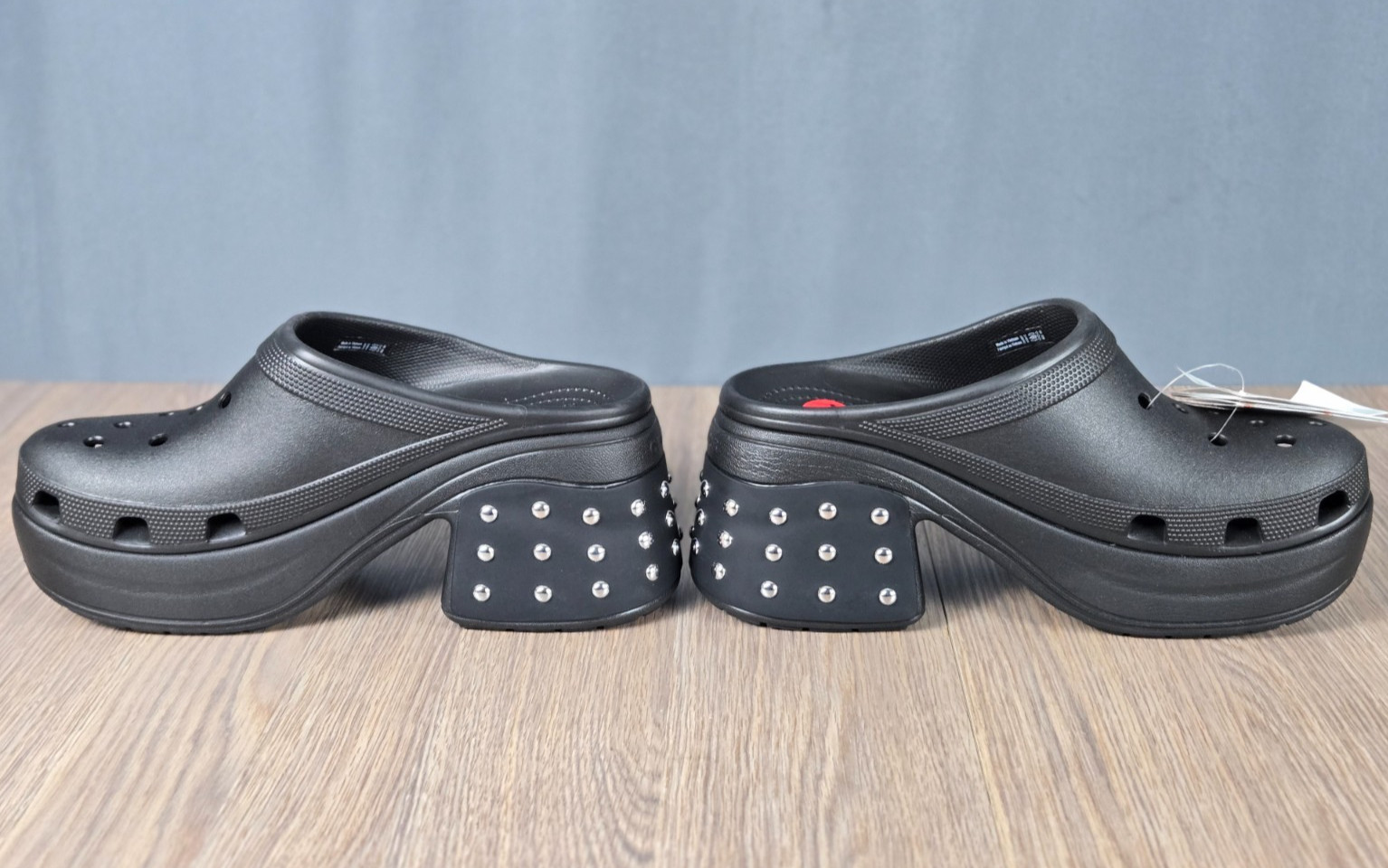 Crocs Siren Studded Clog 209017-001 black Mens 10 Womens 12 New w tags