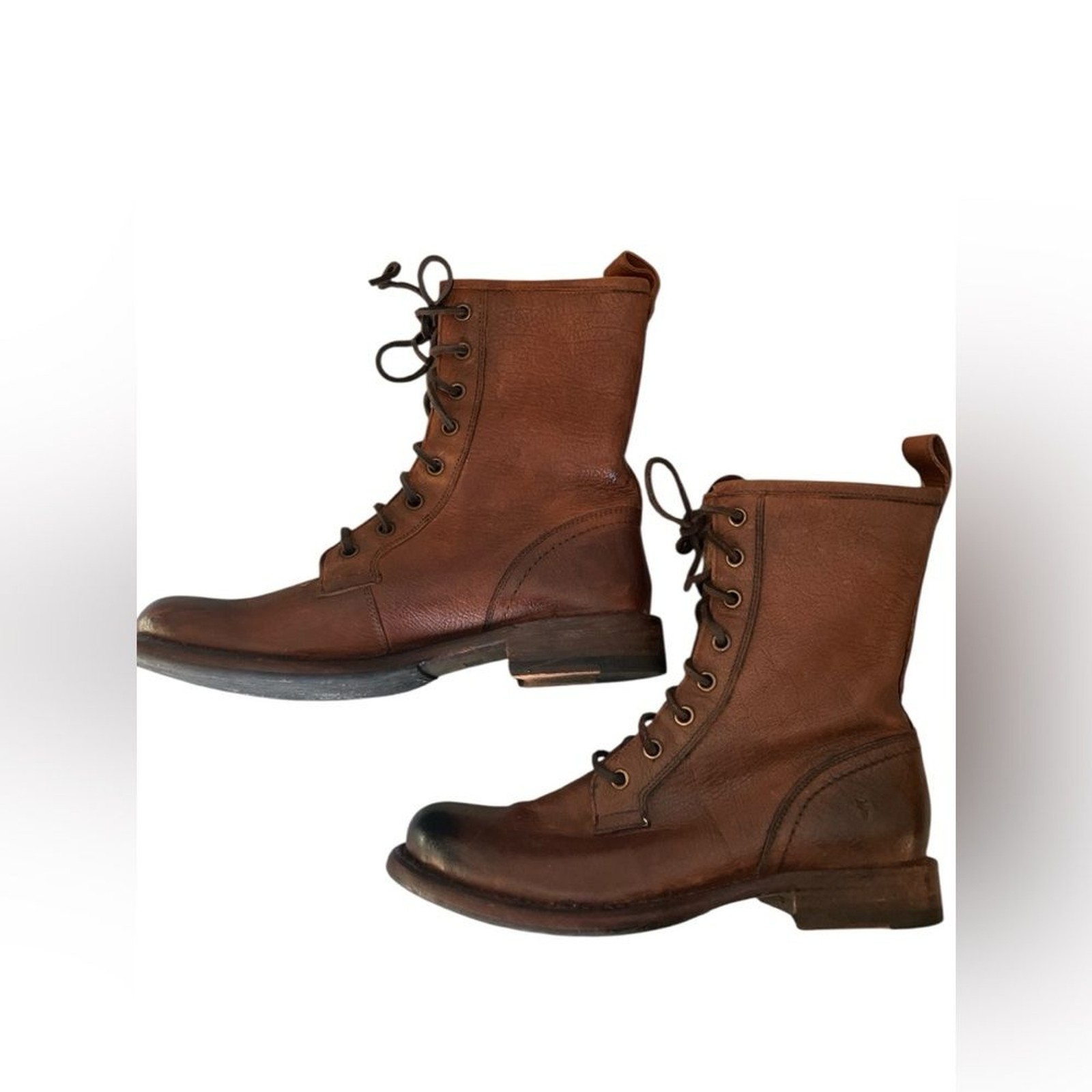 Frye Veronica Flex Combat Boots LEFT SIZE 7, RIGHT SIZE 8