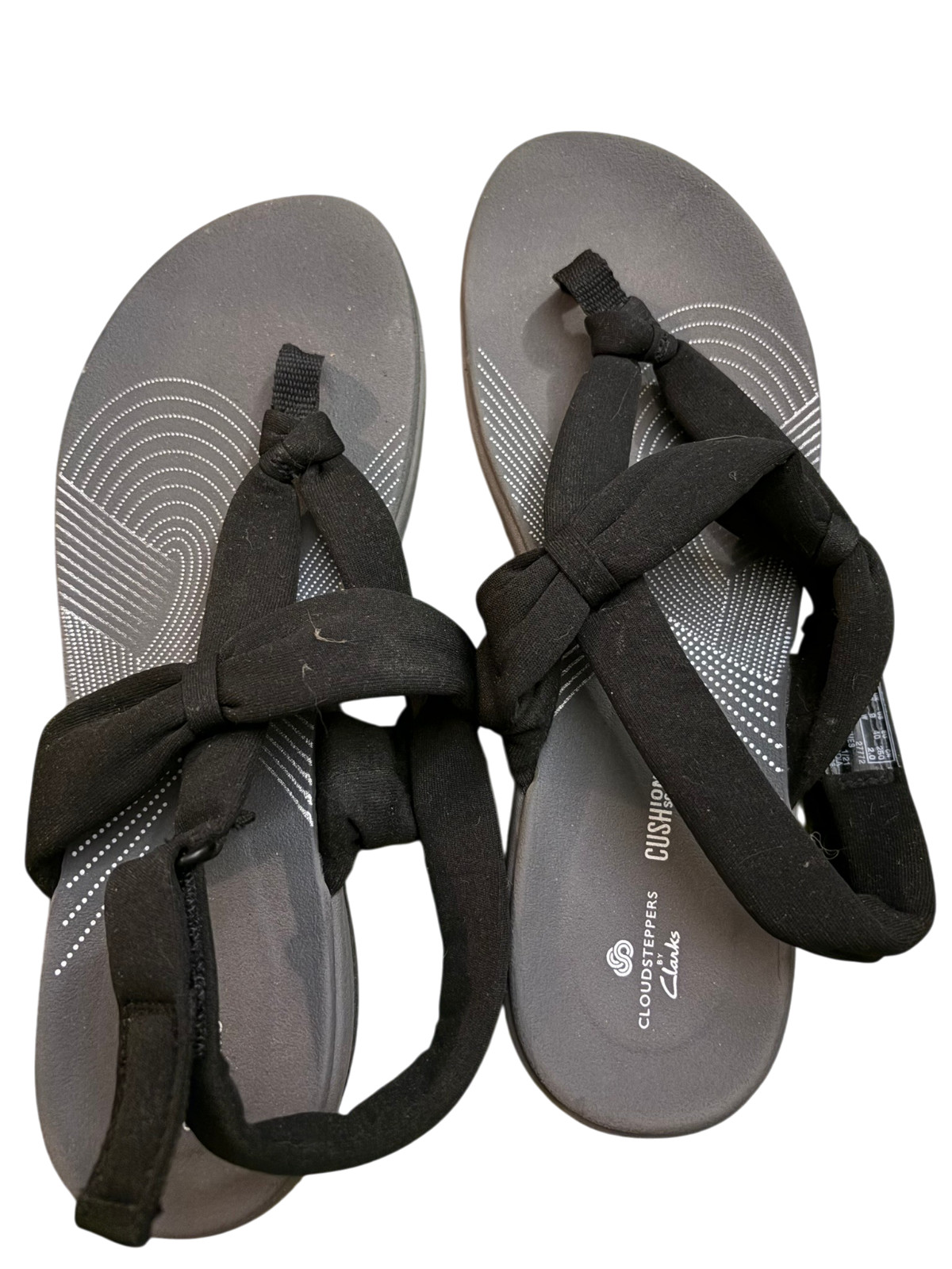 Clarks Cloudsteppers Arla Nicole Women’s 9W Black Slingback Sandals 26162122