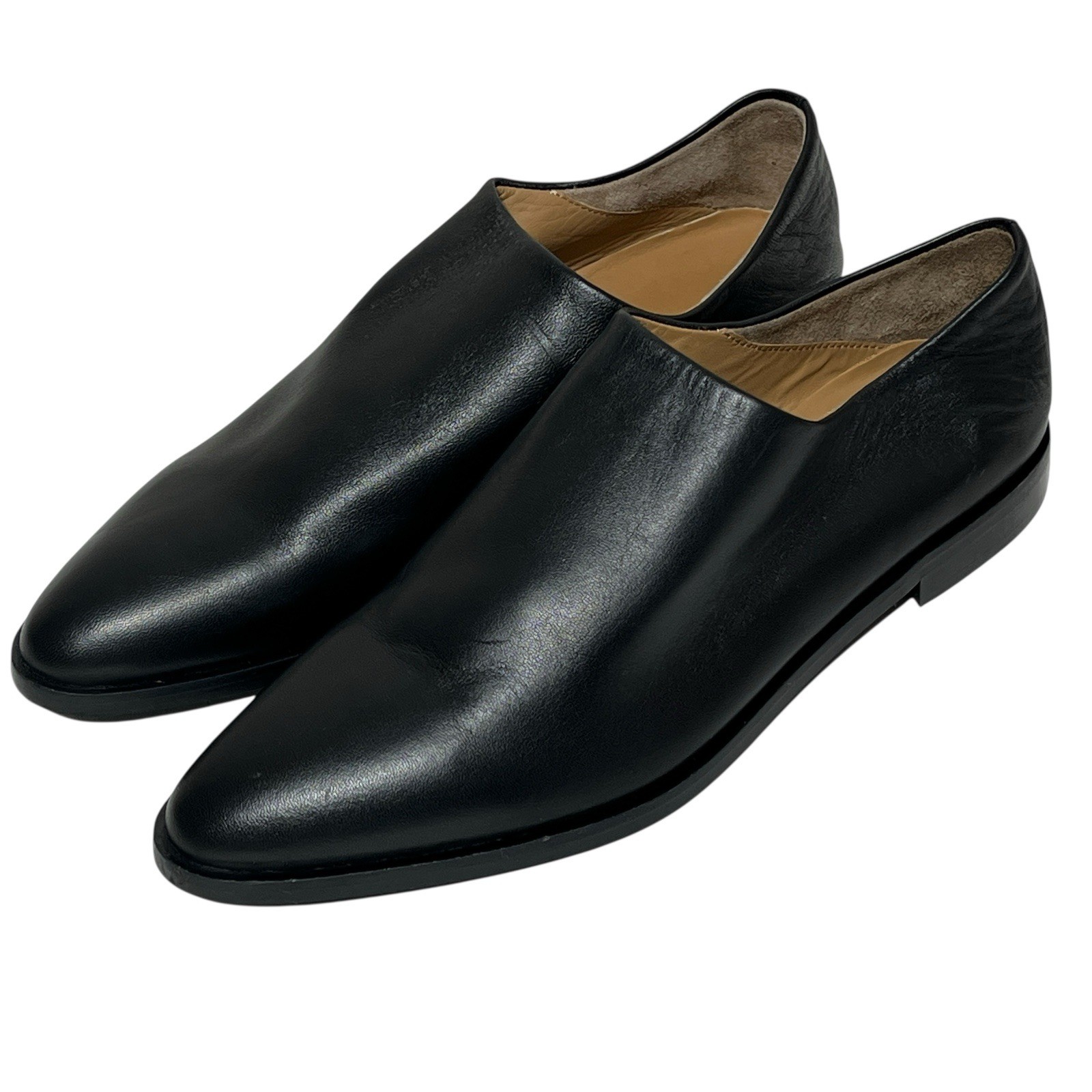 EVERLANE Modern Convertible Babo Loafer Mule 7.5 Black Italian Leather Slip-on