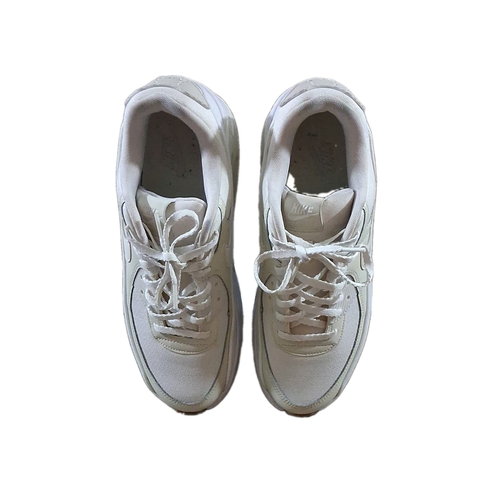 Nike Air Max 90 LV9 Men’s White/Soft Pearl Low Top Lace-Up Sneakers FD4328-111