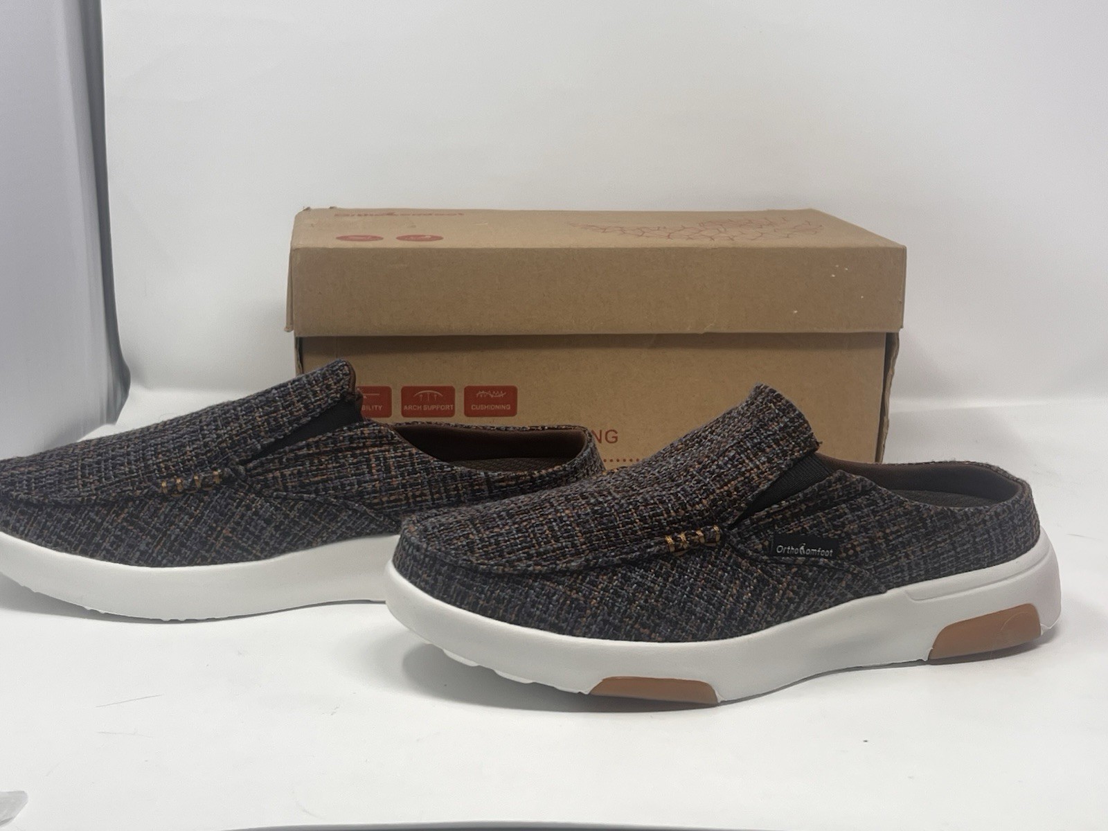 Ortho Comfoot Orthopedic Support Sneaker Shoes Orthotics New In Box