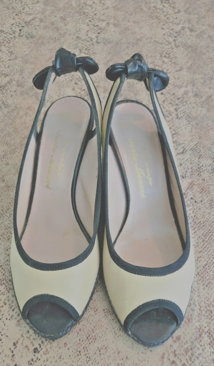 La Badia Firenze Women’s Wedge Sesto Meucci Espadrilles Heels Made in Italy 9M