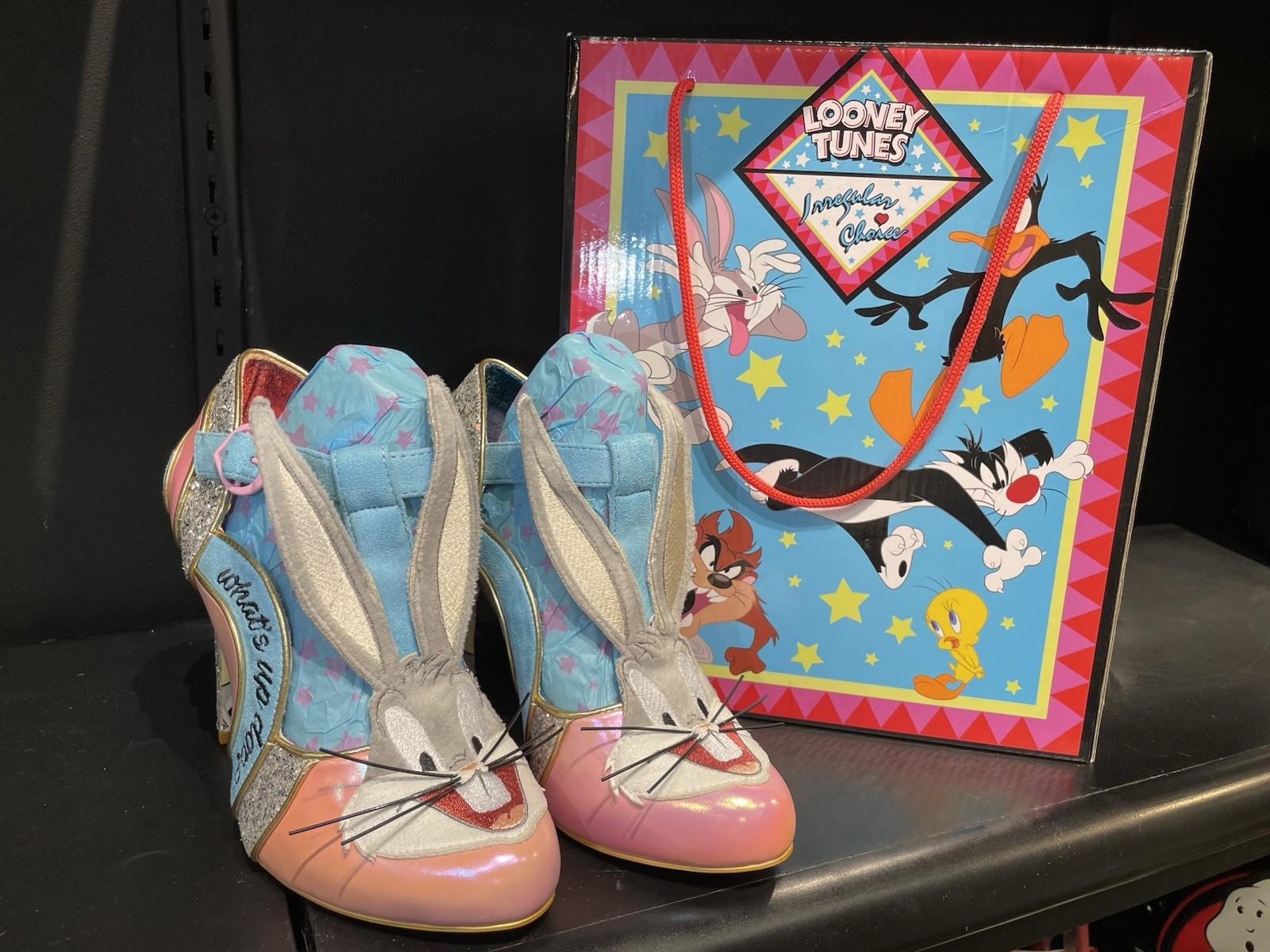 Irregular Choice Looney Tunes Bugs Bunny What’s Up Doc? Heels EU 37 US 6