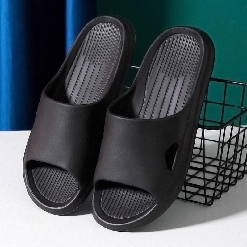 Soft Home Slippers Couple Summer Indoor Skid Proof Bathroom Slippers Sandals Hot