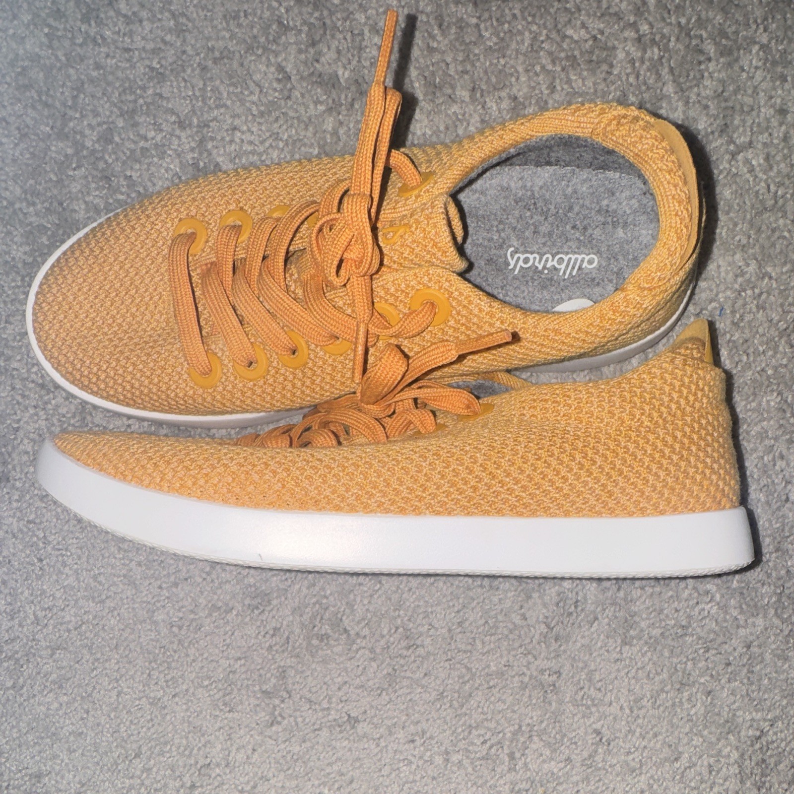 ⭐️PLS READ⭐️ ALLBIRDS Tree Piper Yellow shoes women’s size 8 (W8/UK 5/EU 38)