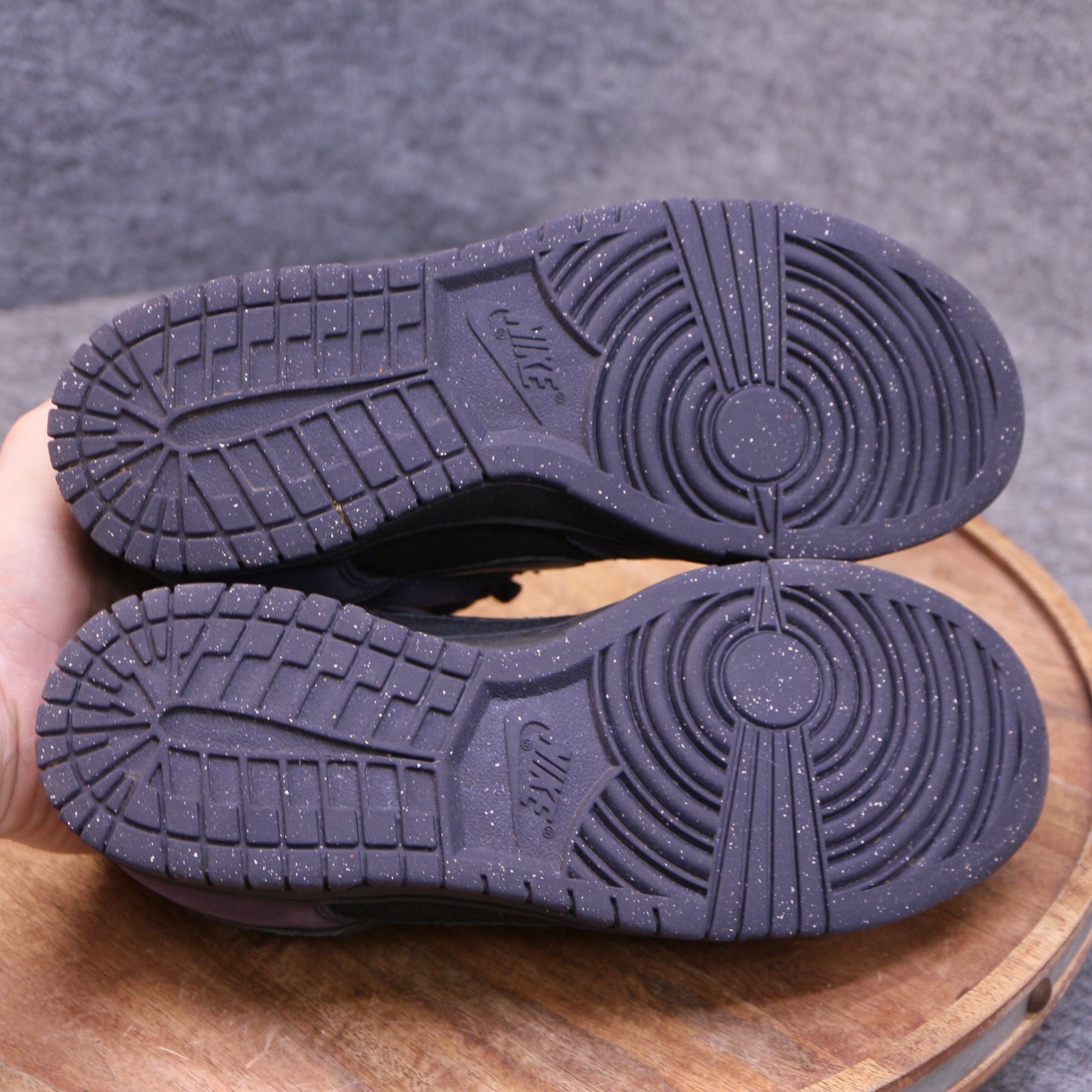 Nike Dunk Low LX Women’s Size 8.5 US «Purple Ink» Black Leather Shoes FB7720-001