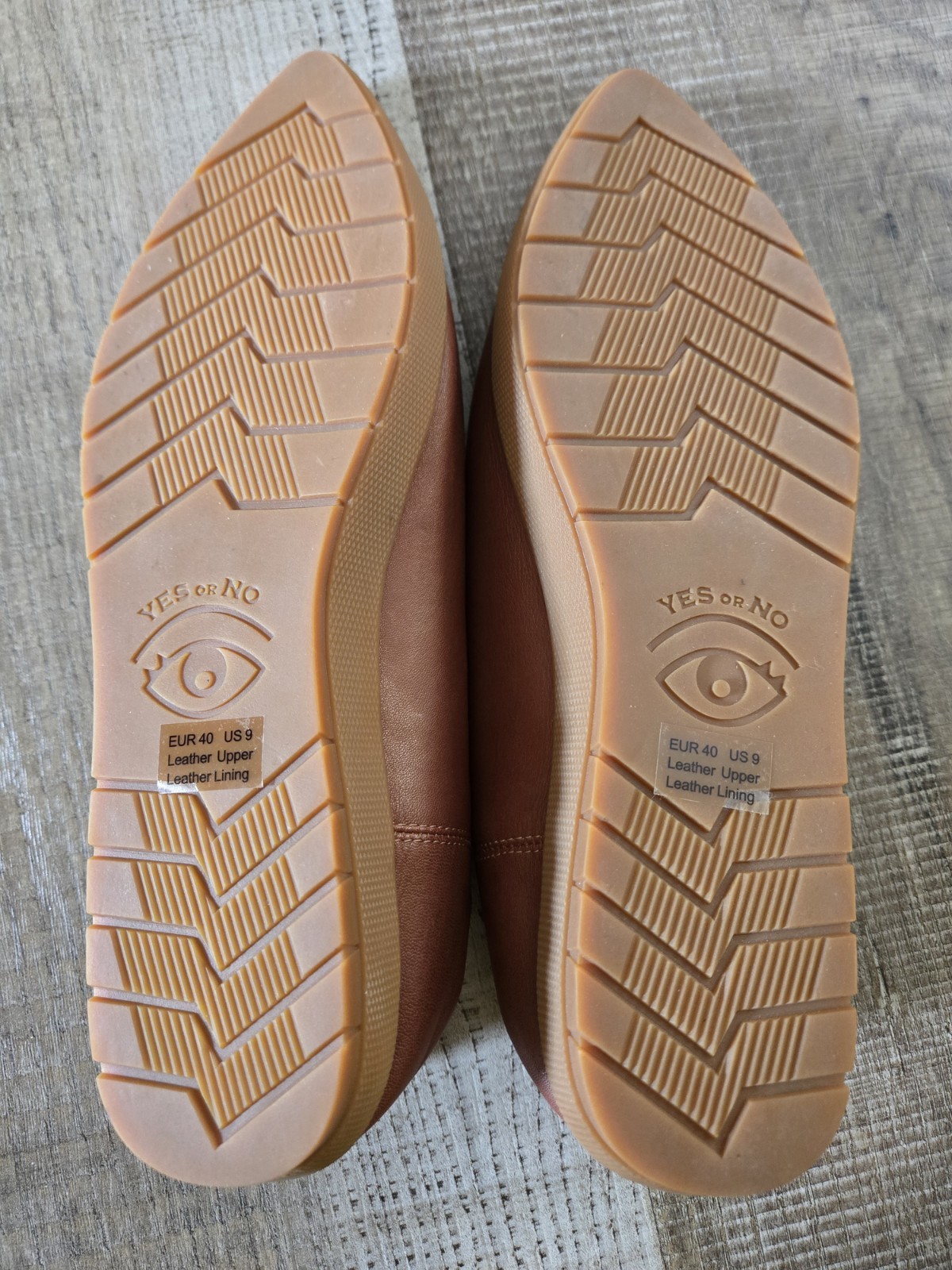 Vision Quest Yes Or No Babouche Sneakers Flats Size EU 40 US 9 NEW Brown Slip On