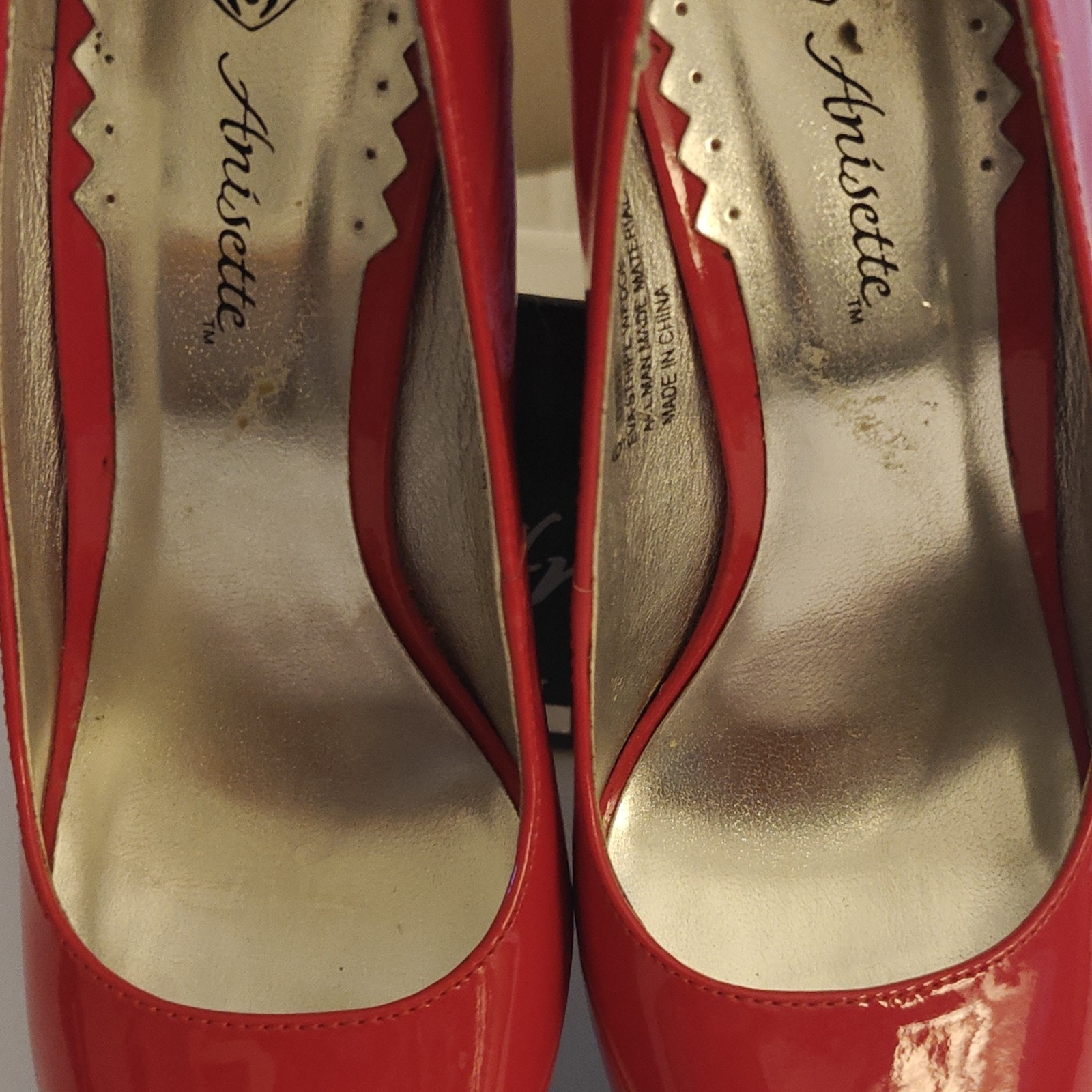 EVA Stripe Wedge Red Size 6
