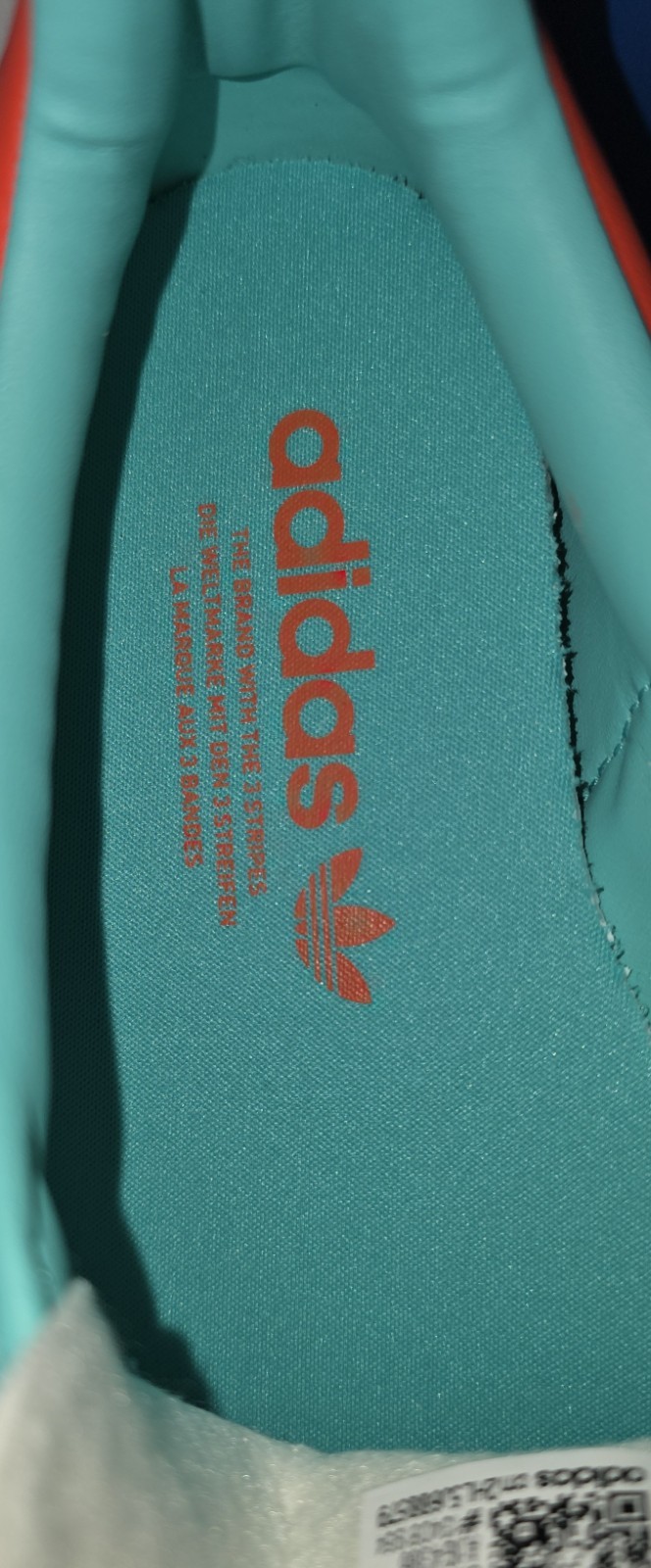 🔥 Women’s Adidas Gazelle Bold Platform Shoes Sz 9 Mint Impact/ Orange IG4386