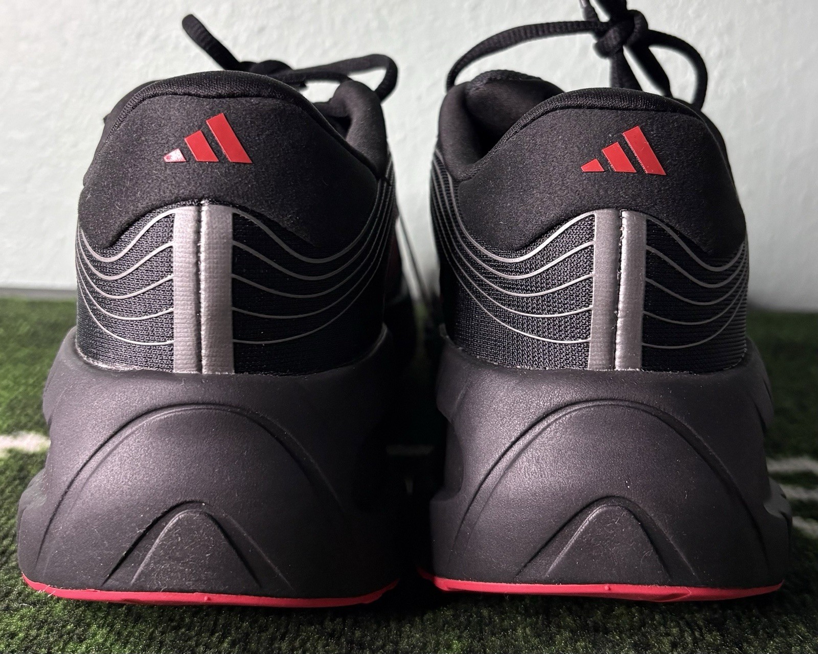 US Men’s 7.5/W 8.5 – Adidas Adipure Shift “Black Ruby” KI6233, Running Shoes