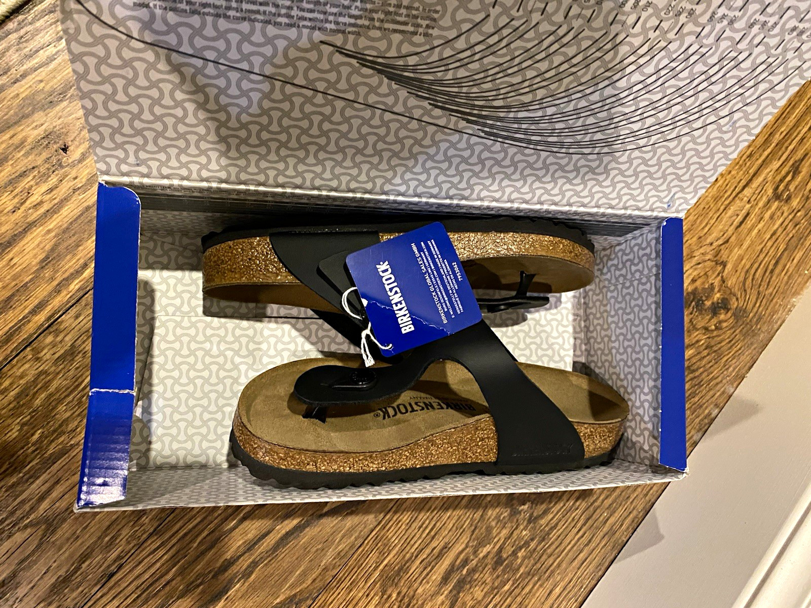 Birkenstock Gizeh Black Thong Sandals US Size 5/ EU 36 – Regular Width – NWT