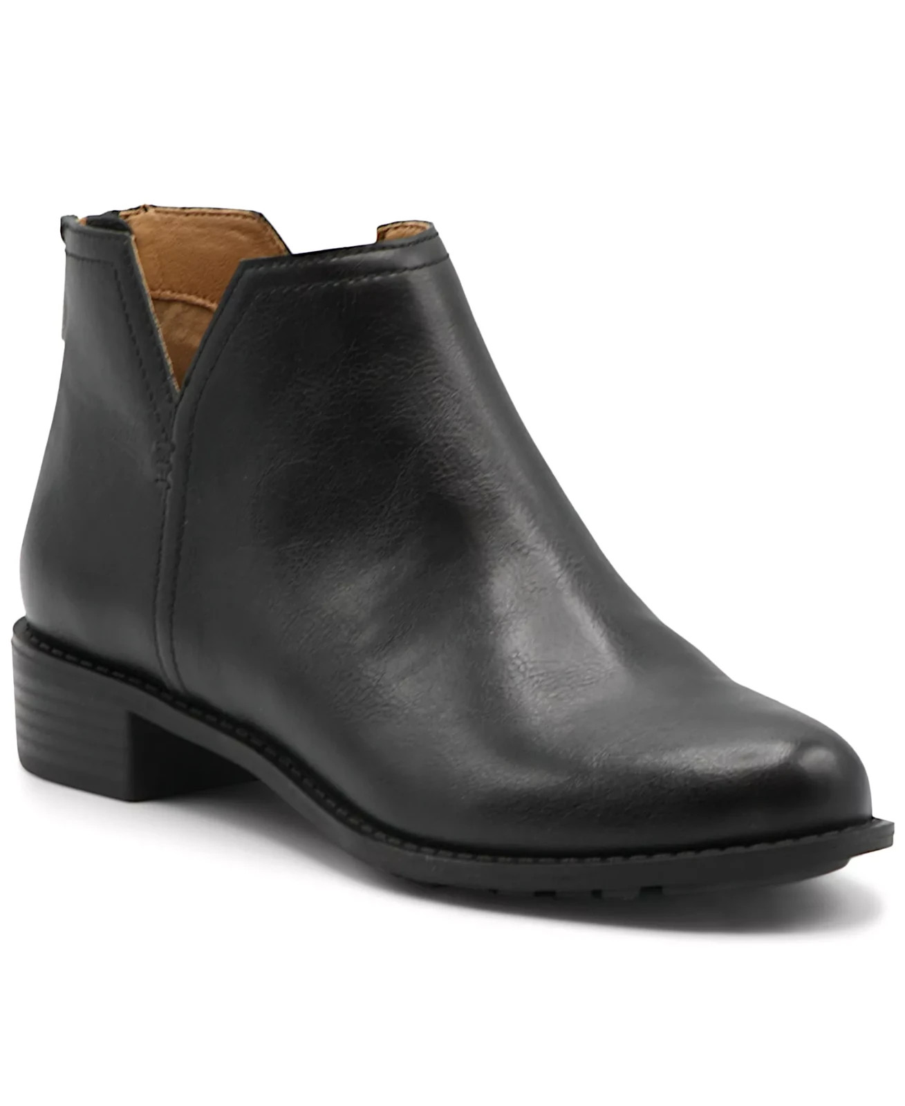 Adrienne Vittadini Black Truma Bootie 7.5M BLACK