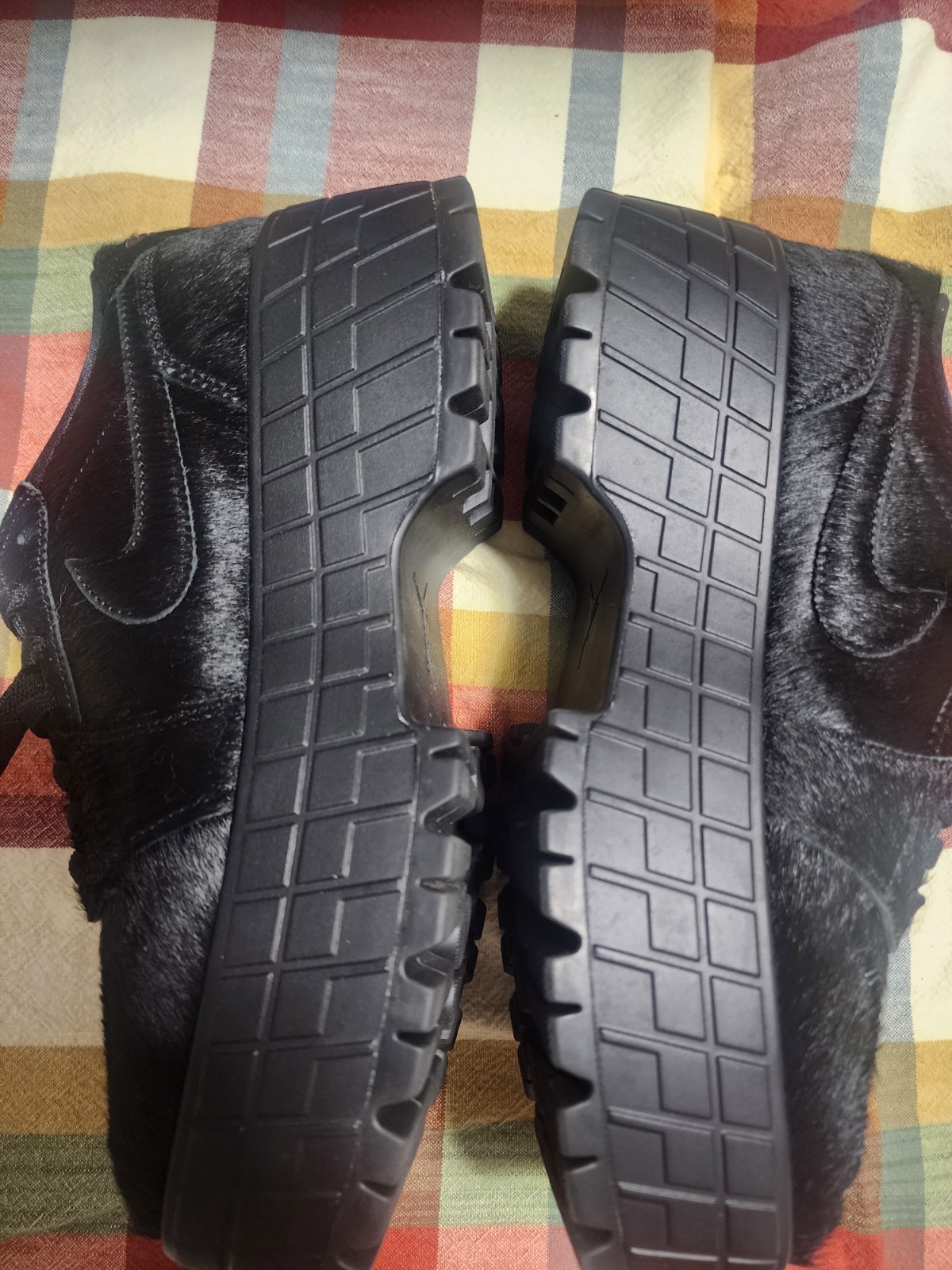 Nike Air Jordan 1 Brooklyn Low Pony Hair Shoe US Size 11 IB7210-006 # 297-56
