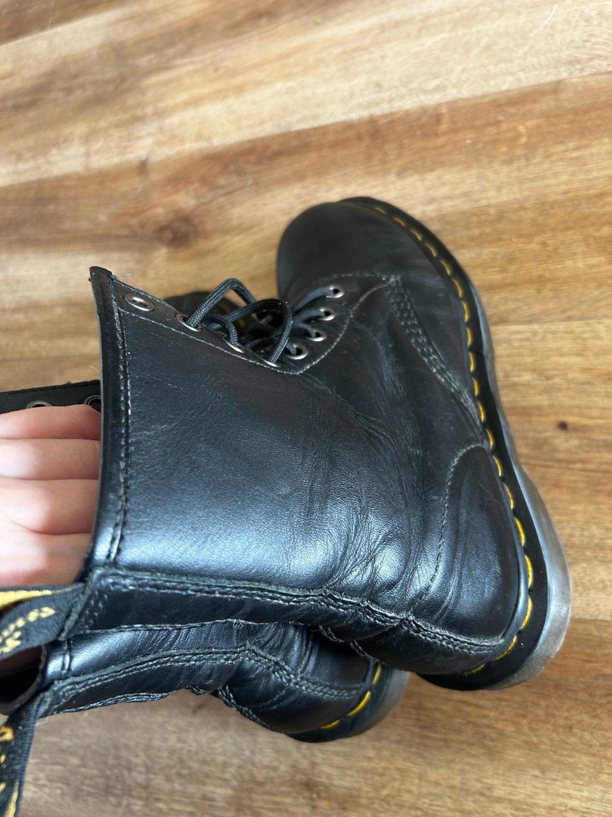 Dr. Martens 1460 Nappa Black Leather 8-Eye Boots | Women’s US 7 / UK 5 / EU 38