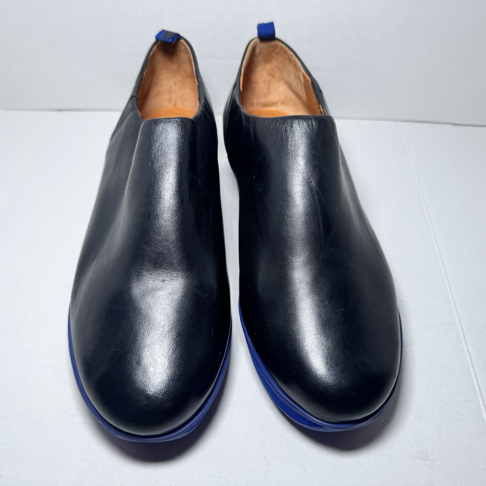 Dr. Liza Women’s Black Blue Orthopedic Slip On Comfort Sneakers Size 9 M