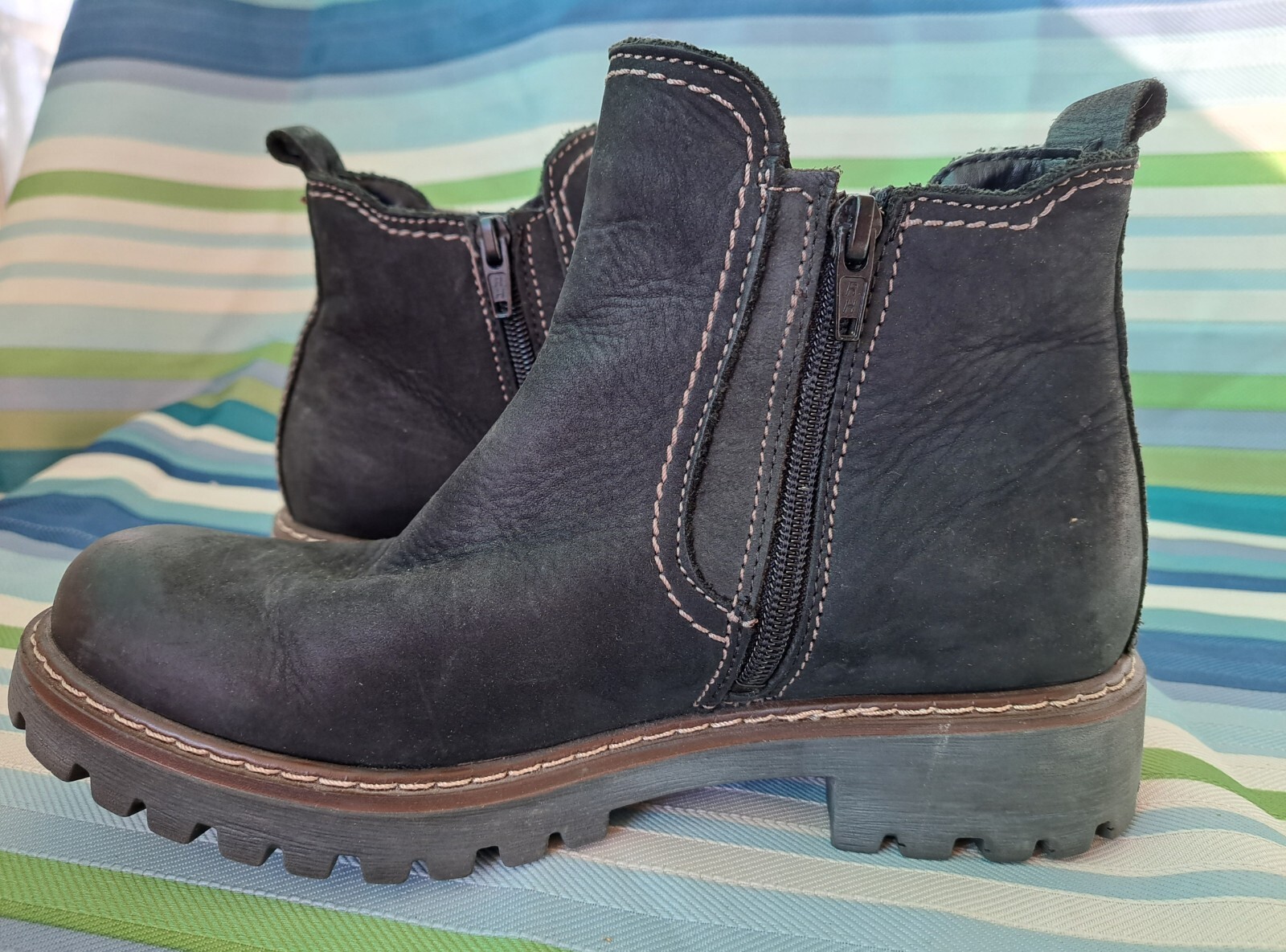 JOSEF SIEBEL MARTA BROWN LEATHER BOOTS EU 36 USA 6 EUC