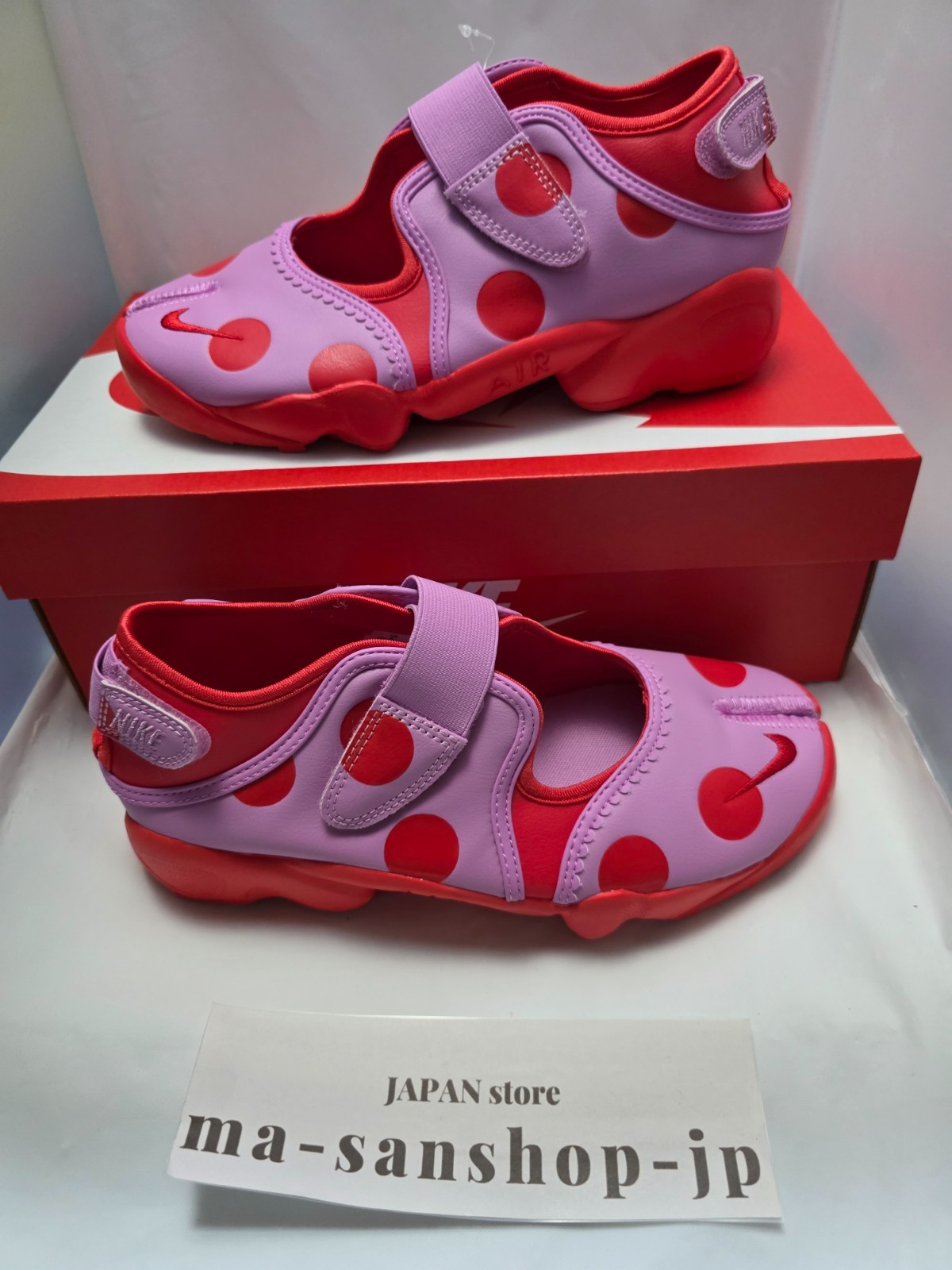 Nike Air Rift Split Toe Sneaker Magenta Crimson IR1226-500 Women’s Shoes US6-9
