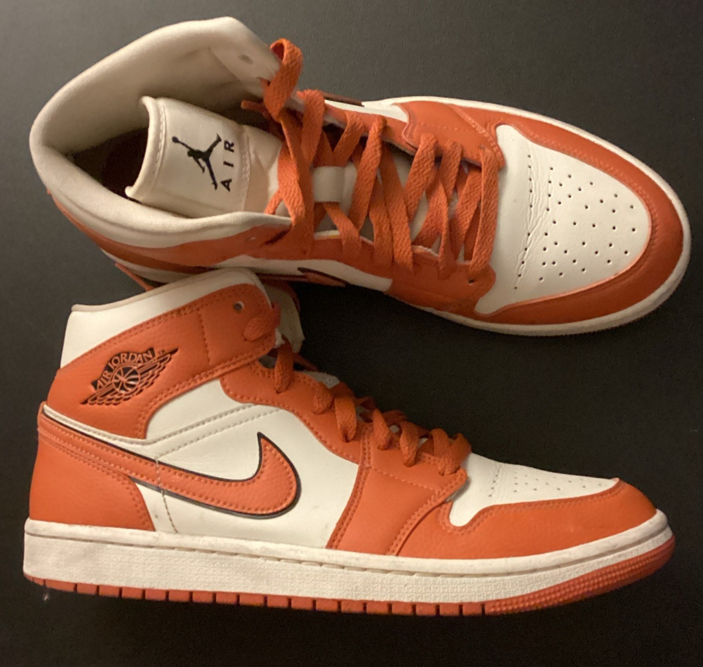 Size 10W – Air Jordan 1 SE Mid Sport Spice Used Good Condition