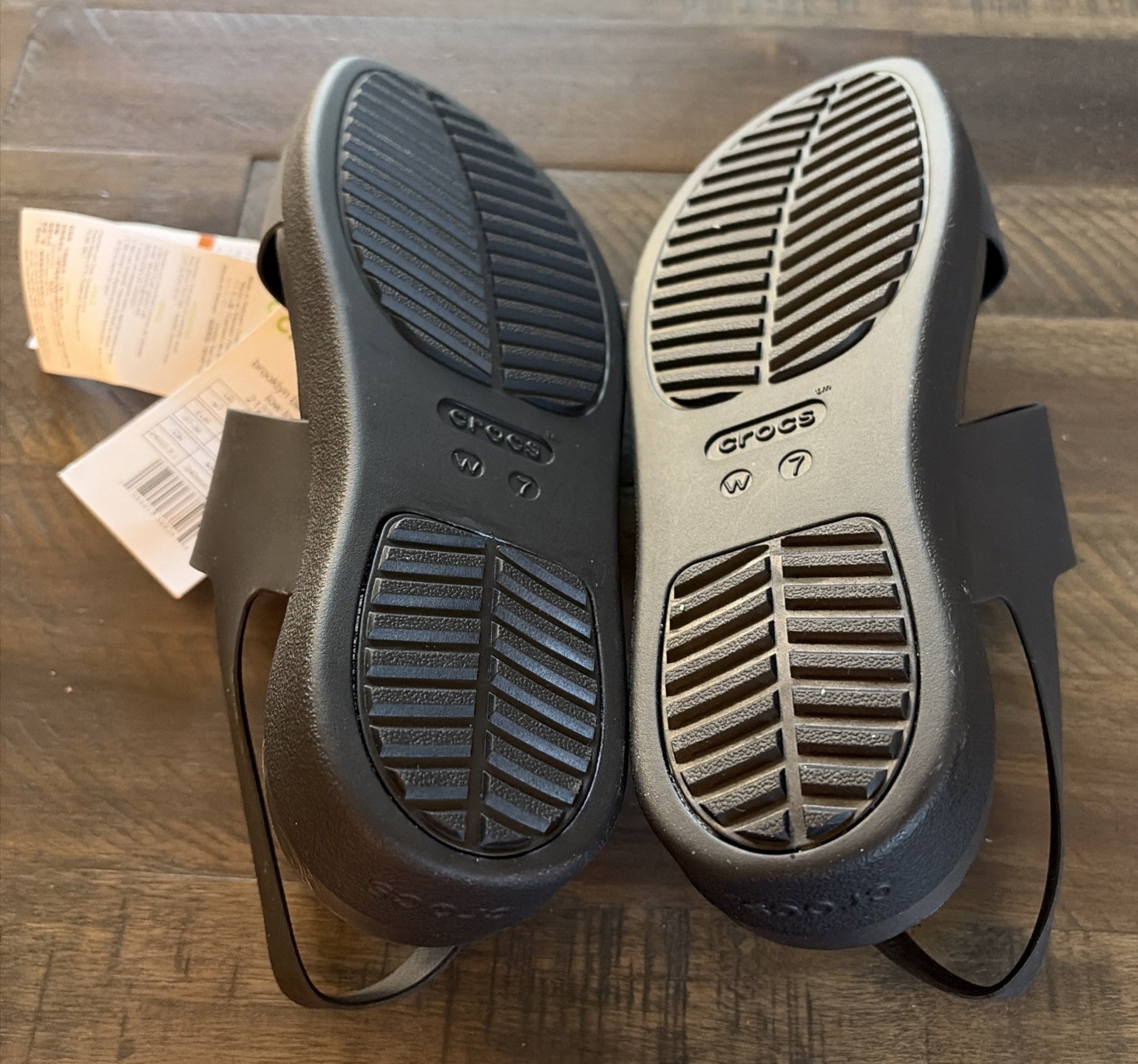 NWT Crocs Brooklyn Backstrap Low Low Sandal Black Women’s 7