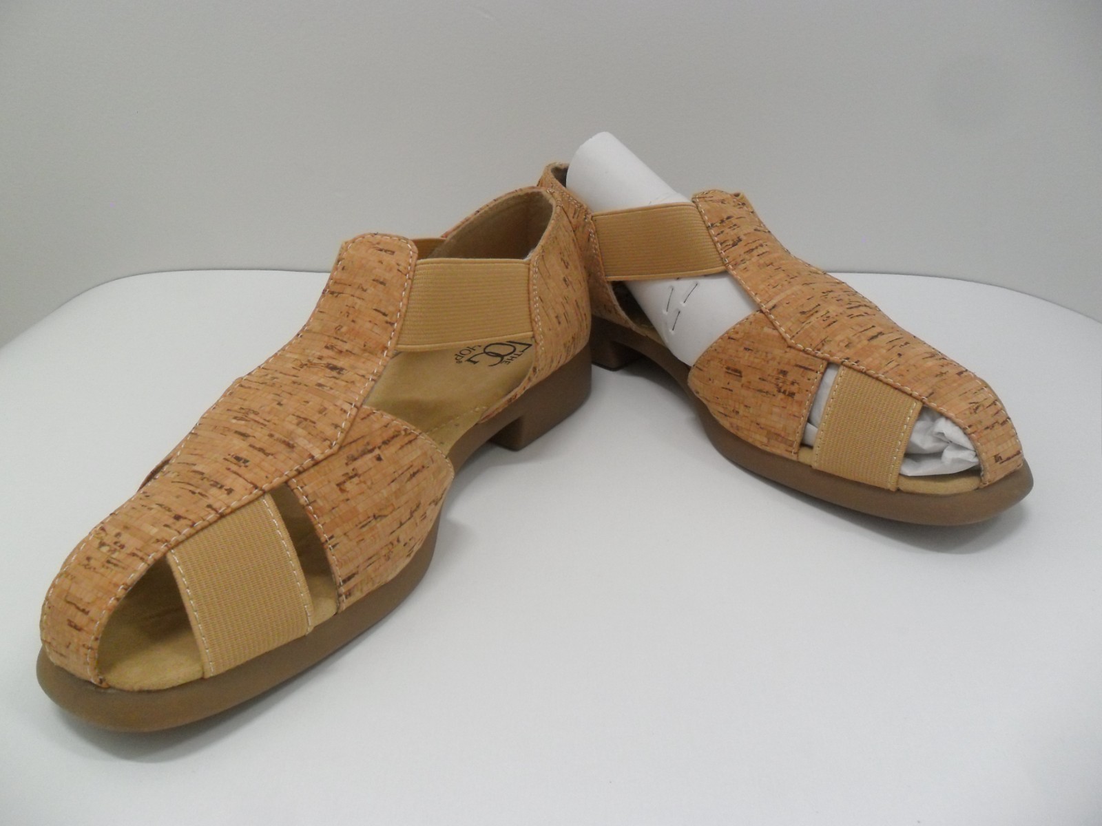 NIB Cork Womens The Tog Shop Slip On Sandals Size 7.5 WW
