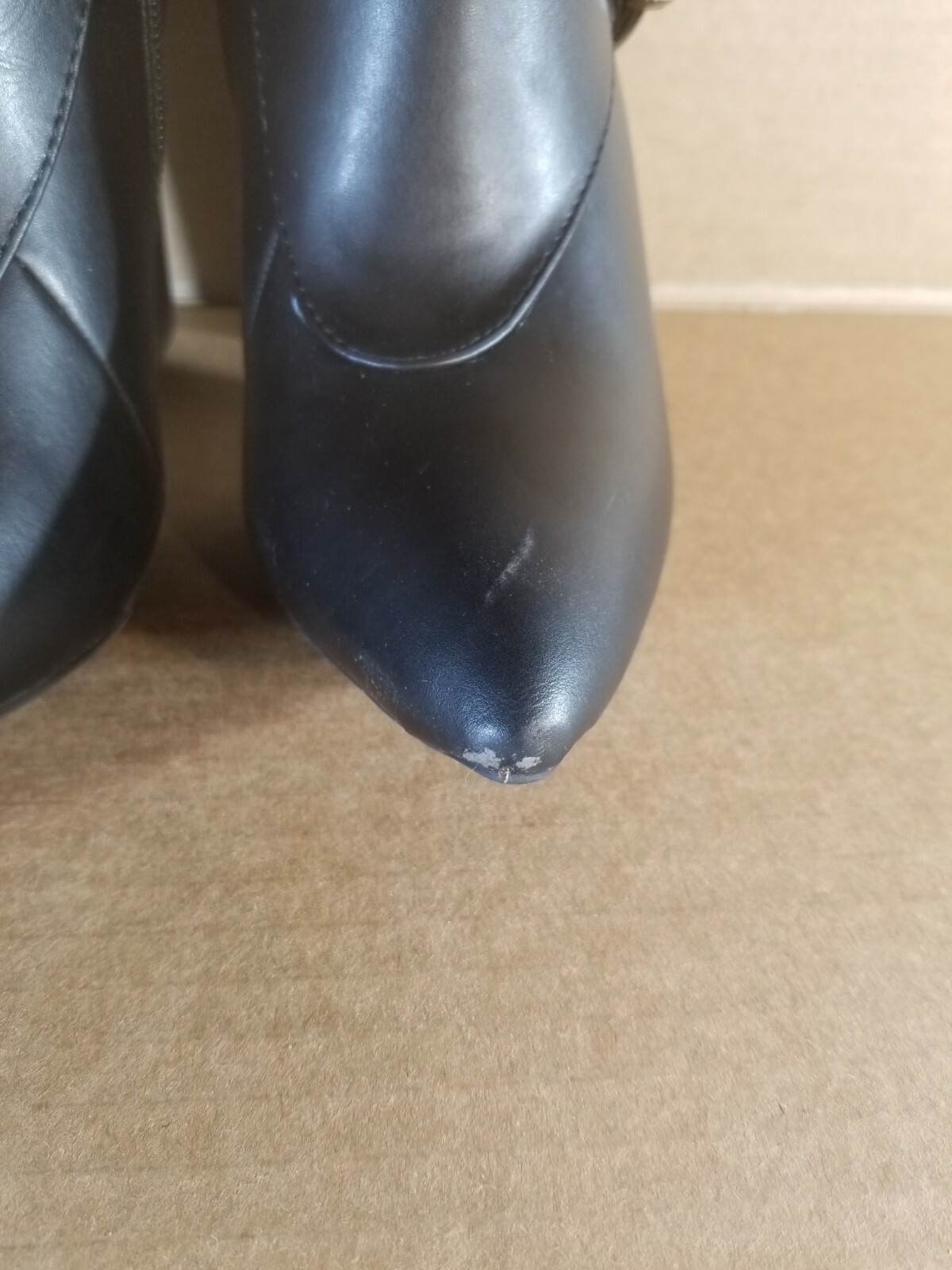 Luxe by JustFab «JF Harley» Biker Heeled Women’s Boots Size 6.5 New in Box Black