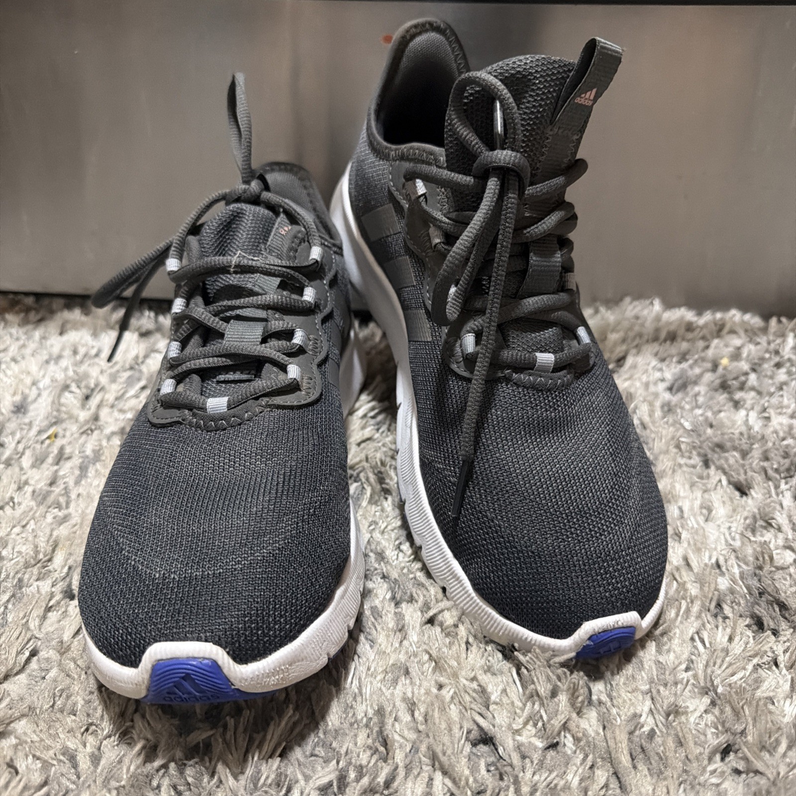 Adidas Womens Nario Move Running Shoes Gray GZ9047 Low Top Lace Up Pull Tab 9M