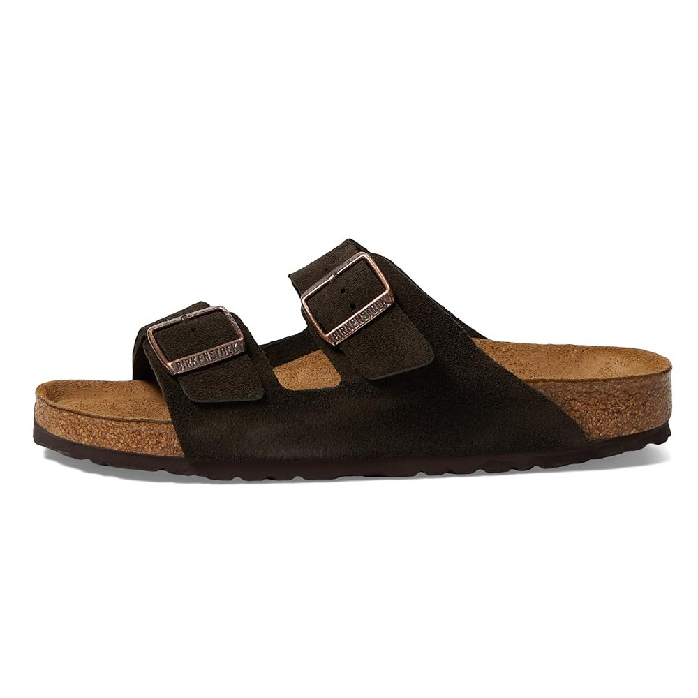 Birkenstock Arizona Mocha Classic Suede Soft Footbed Sandals Women’s Shoes