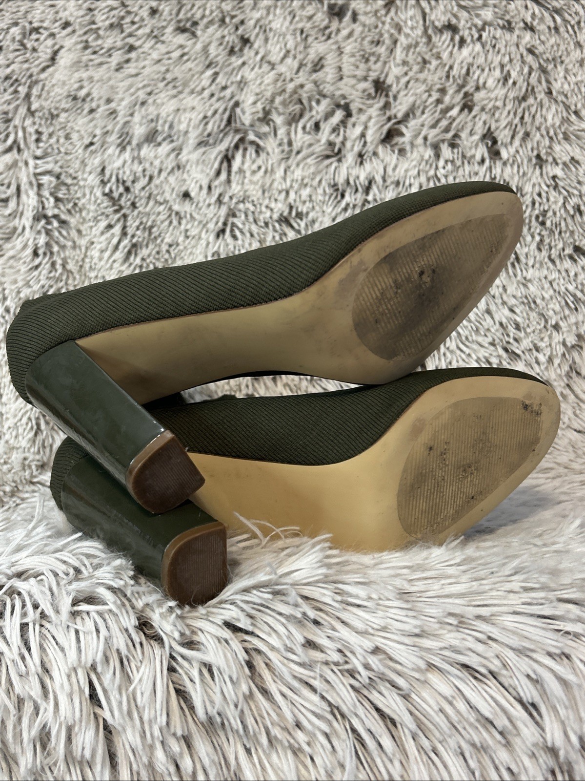 Madden Girl Andie Olive Green Mid Calf Stretchy Slouch Tall Boots Size 10