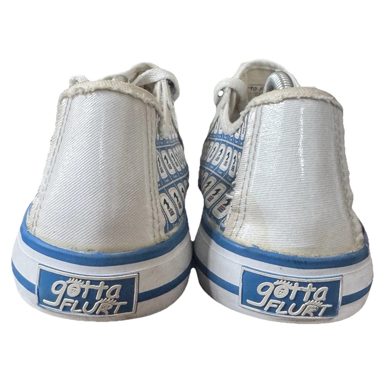 Gotta Flurt USPS Mail Eagle Stamp Print Low Top Sneaker Women’s 11 | Men’s 9