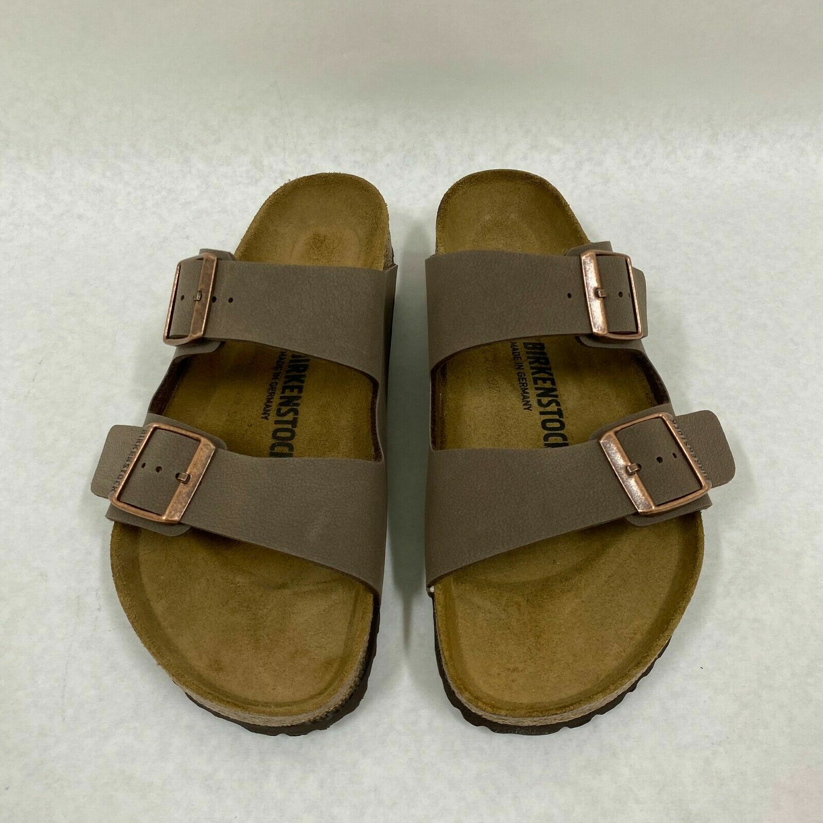 New with Box Birkenstock Arizona Mocha Birko-Flor Regular – Select Size