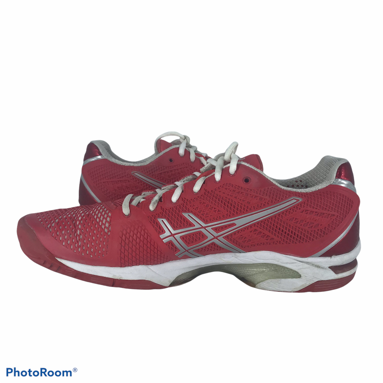 NOT AVAILABLE ASICS Sneakers Womens 9 IGS Gel Solutions Speed Red Running Shoes