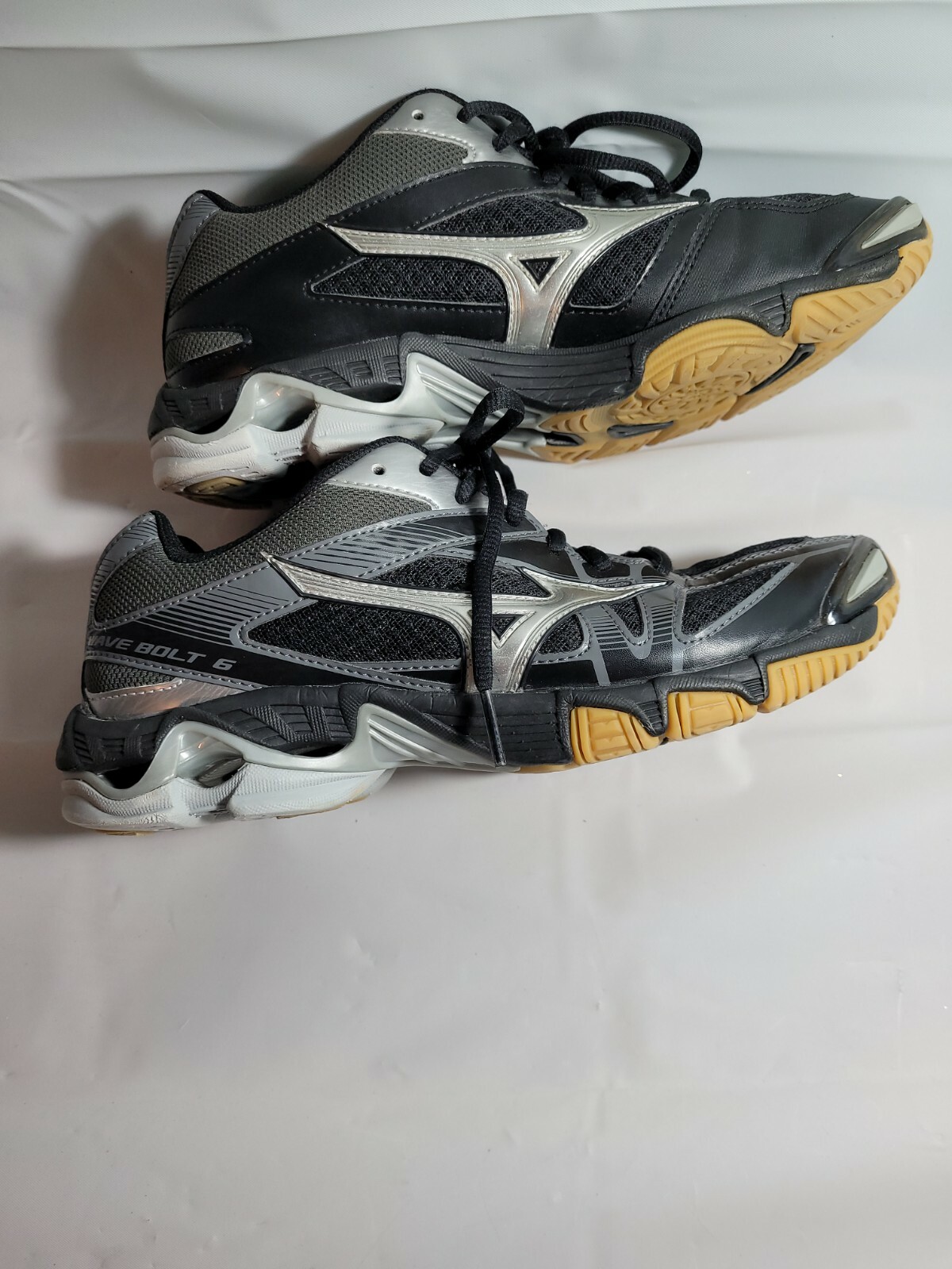 Mizuno Wave Bolt 6 Volleyball Black Athletic Shoes Women’s Size 8.5 Indoor Gym
