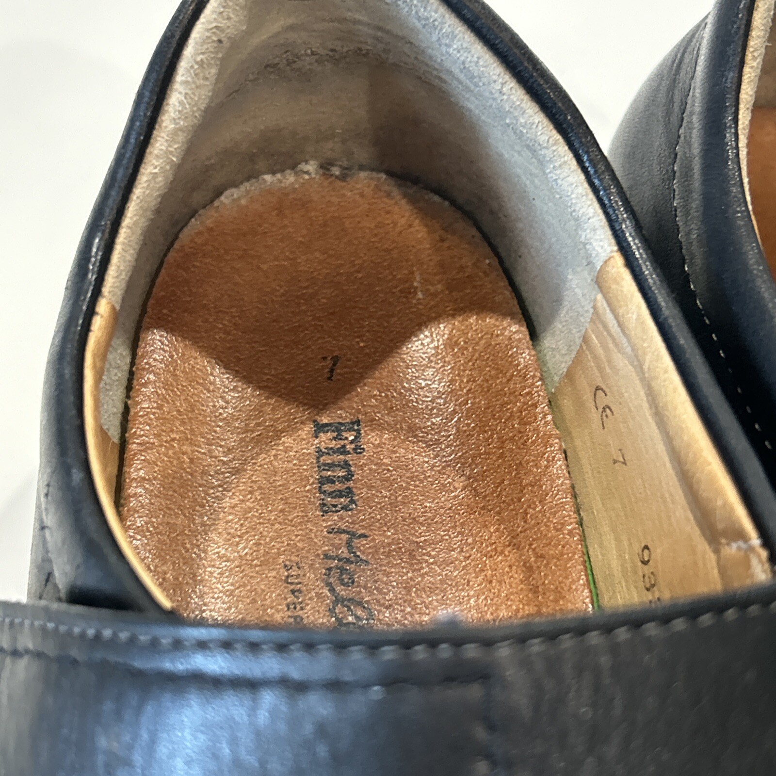 Finn Comfort Germany Black Leather Strap Mary Jane Shoes Women’s UK 7 US Size 9