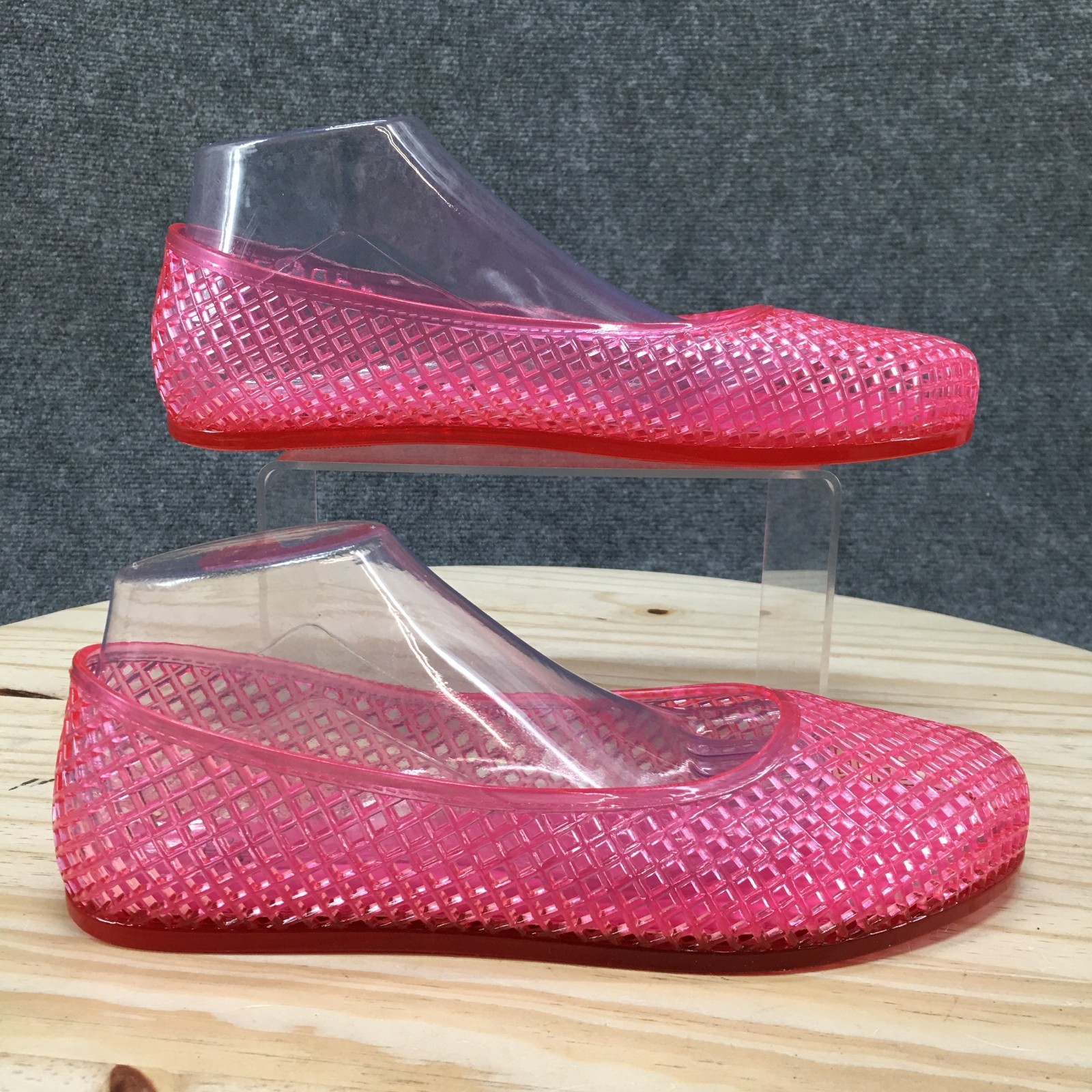 Wild Fable Jelly Shoes Womens 10 Ballet Flat Slip On Casual Comfort Low Top Pink