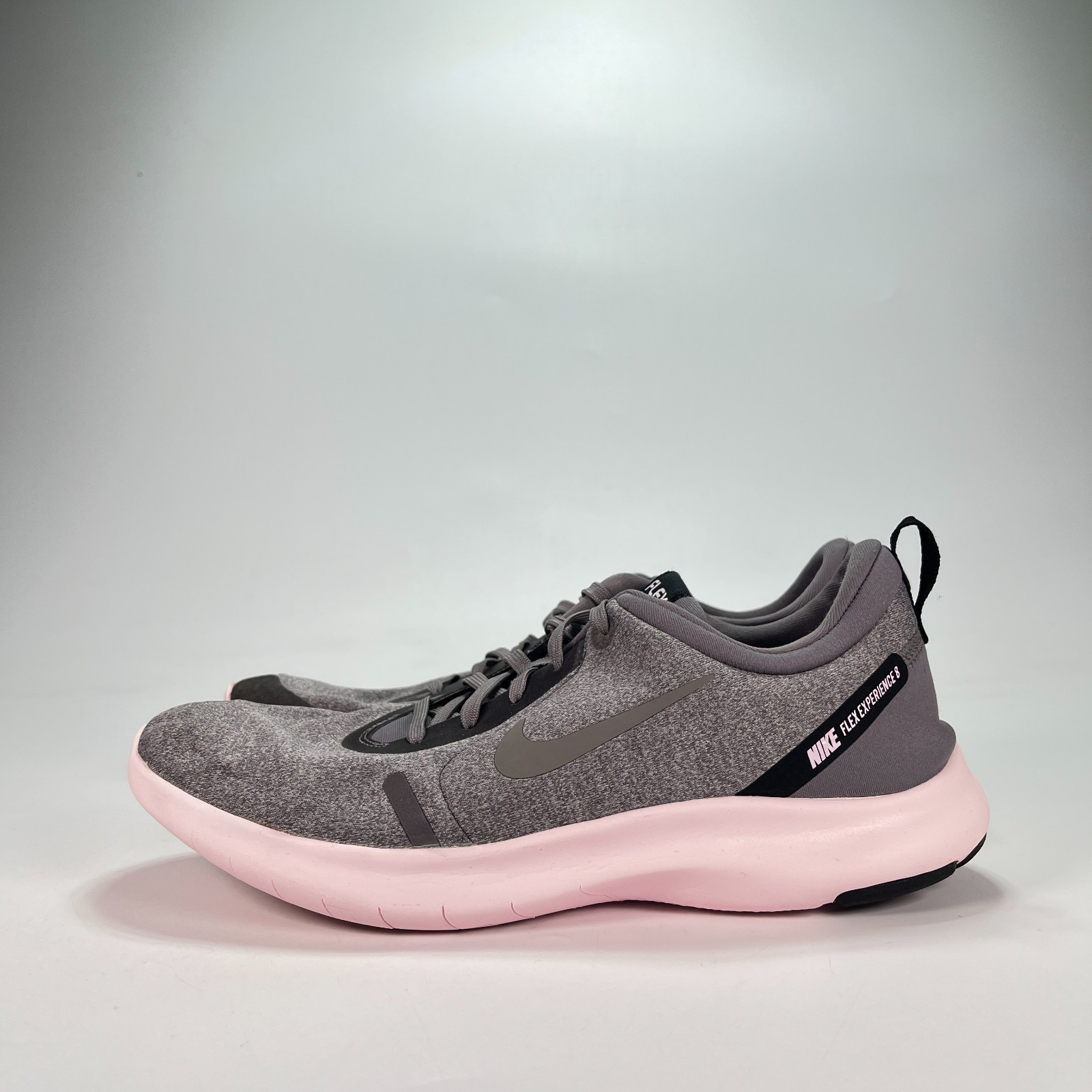 Nike Flex Experience RN 8 Grey Pink Running Shoes AJ5908-001 Women’s Size 11
