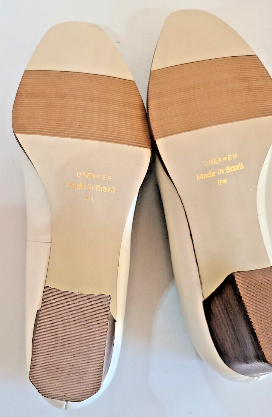 Woman’s Laura Scott heels Dreamer Rice leather size 8 M